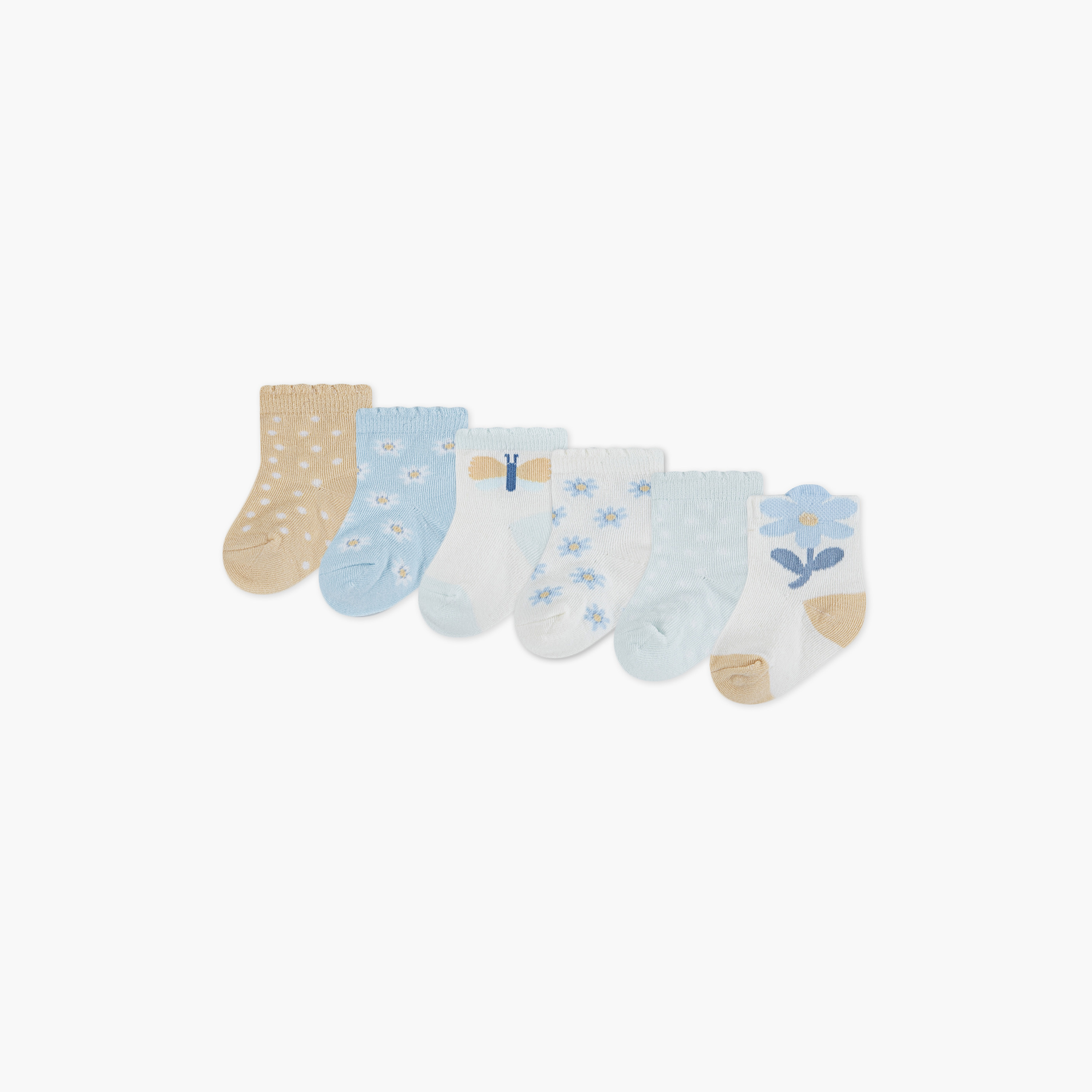 Huggies 6-Pairs Printed Socks-baby-girls-clothing-bodysuits-image-3