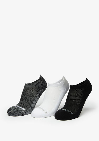 KangaROOS Textured Ankle Length Sports Socks - Set of 3-Men%27s Socks-image-0