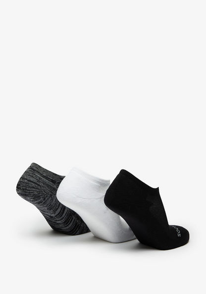 KangaROOS Textured Ankle Length Sports Socks - Set of 3-Men%27s Socks-image-2
