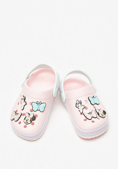 Disney Minnie Mouse and Daisy Duck Applique Clogs-Girl%27s Flip Flops & Beach Slippers-image-1