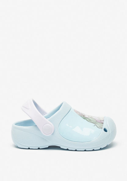 Disney Frozen Print Clogs-Girl%27s Flip Flops & Beach Slippers-image-0