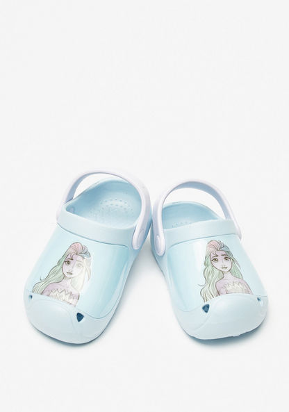 Disney Frozen Print Clogs-Girl%27s Flip Flops & Beach Slippers-image-1