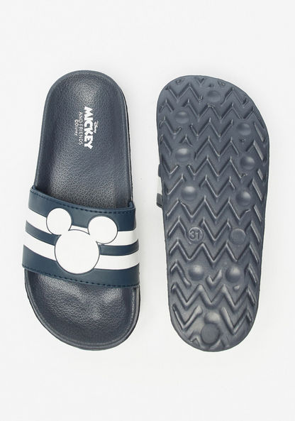 Disney Mickey Mouse Embossed Slip-On Slides