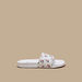 Minnie Mouse Print Slip-On Slide Slippers-Girl%27s Flip Flops & Beach Slippers-thumbnailMobile-2