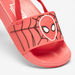 Marvel Spider-Man Print Slide Slippers with Backstrap-Boy%27s Flip Flops & Beach Slippers-thumbnail-3