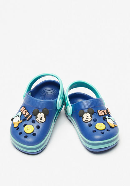 Disney Mickey Mouse and Donald Duck Embossed Clogs with Back Strap
