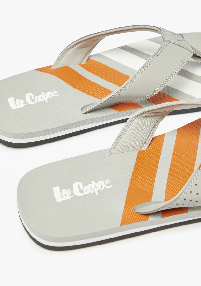 Lee Cooper Men's Striped Slip-On Thong Slippers-Men%27s Flip Flops & Beach Slippers-image-2