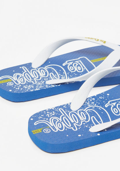 Lee Cooper Men's Logo Print Slip-On Thong Slippers-Men%27s Flip Flops & Beach Slippers-image-3