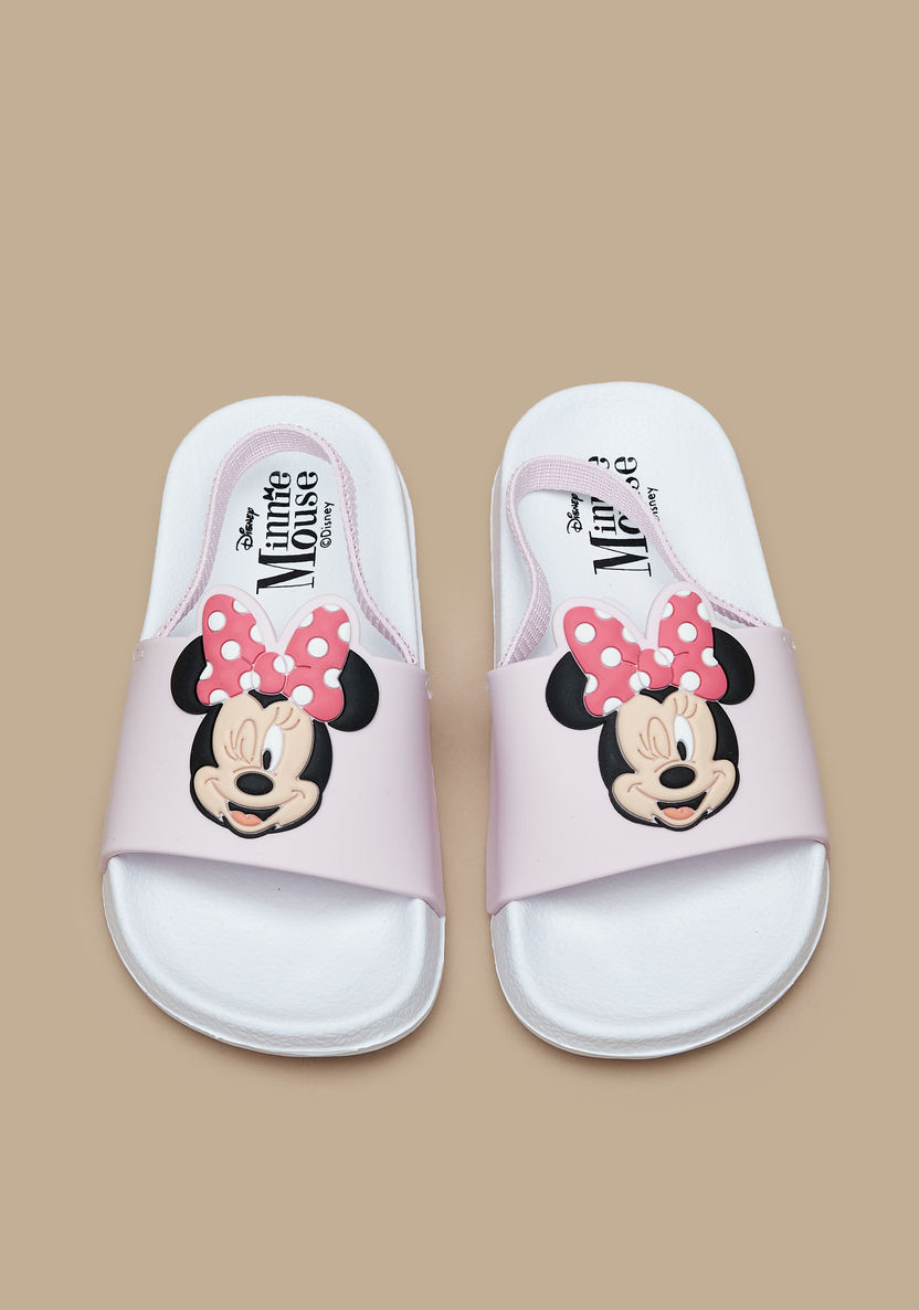 Disney Minnie Mouse Embossed Slingback Slides-Girl%27s Flip Flops & Beach Slippers-image-0