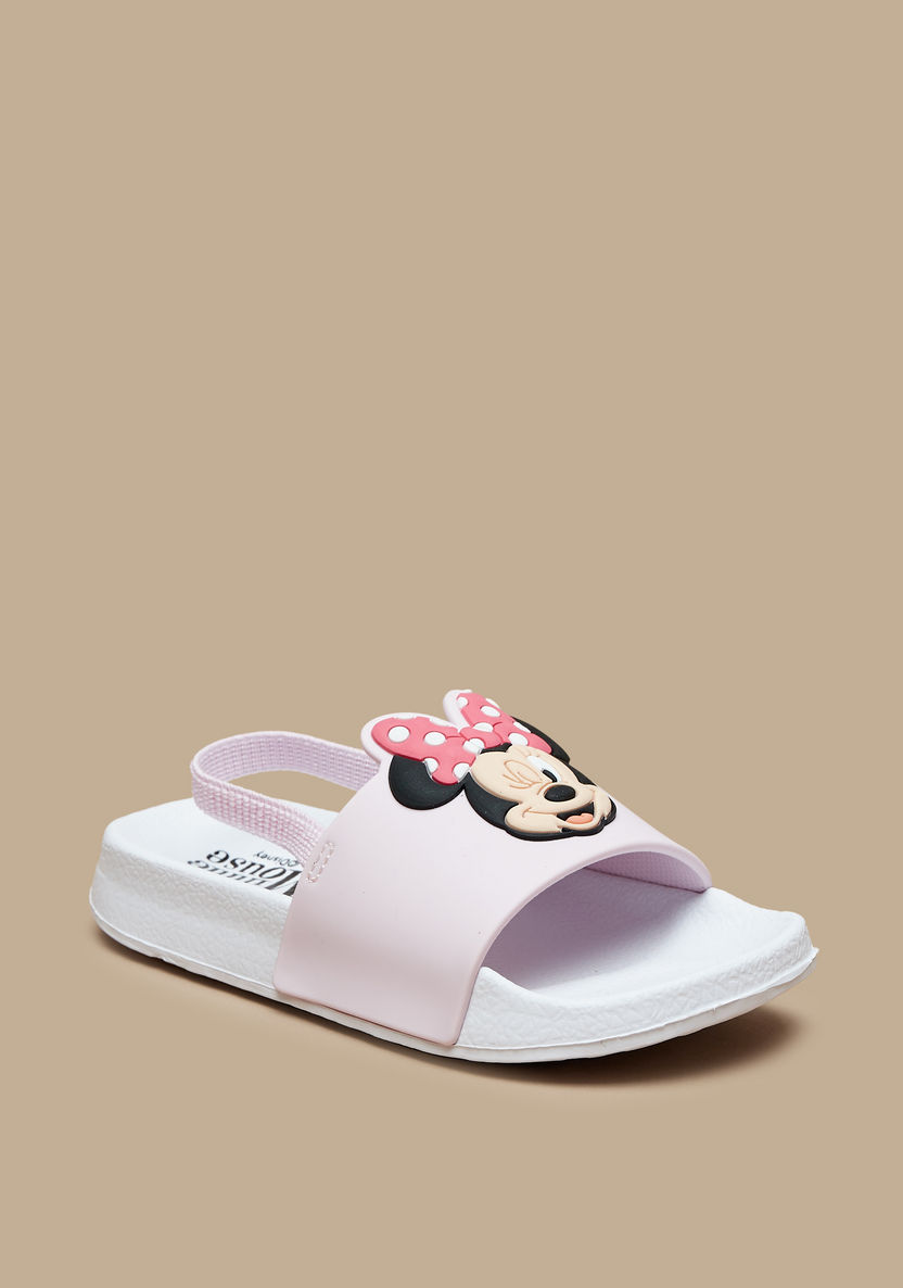 Disney Minnie Mouse Embossed Slingback Slides-Girl%27s Flip Flops & Beach Slippers-image-1