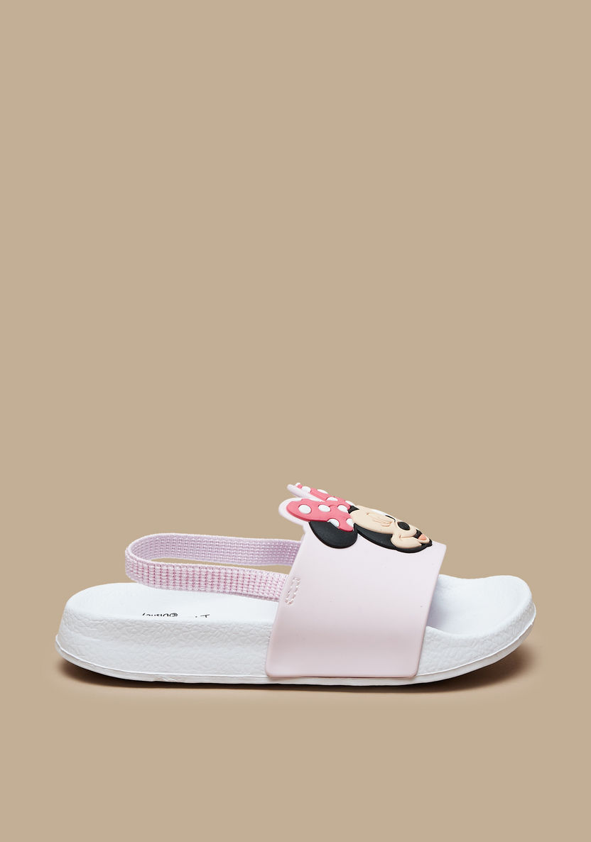 Disney Minnie Mouse Embossed Slingback Slides-Girl%27s Flip Flops & Beach Slippers-image-2