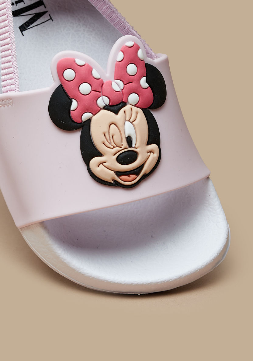 Disney Minnie Mouse Embossed Slingback Slides-Girl%27s Flip Flops & Beach Slippers-image-3