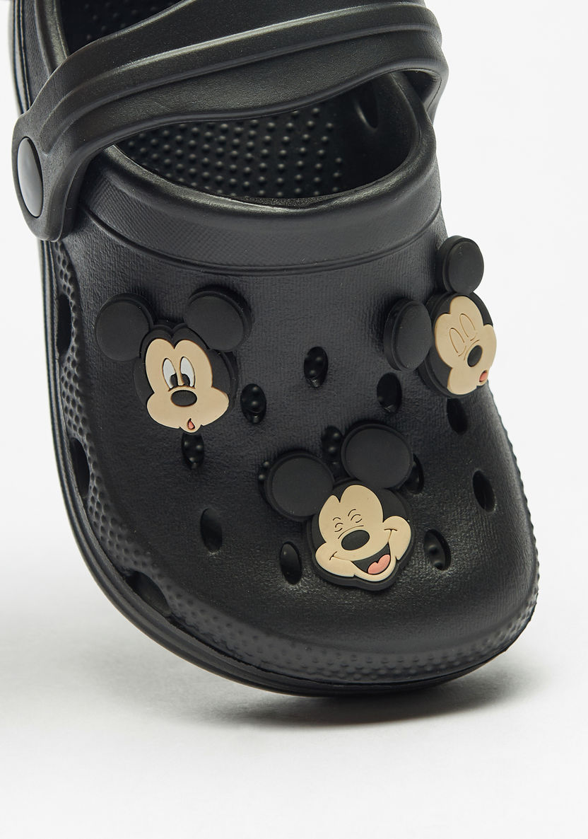 Disney Mickey Mouse Embossed Clogs with Back Strap-Boy%27s Flip Flops & Beach Slippers-image-3