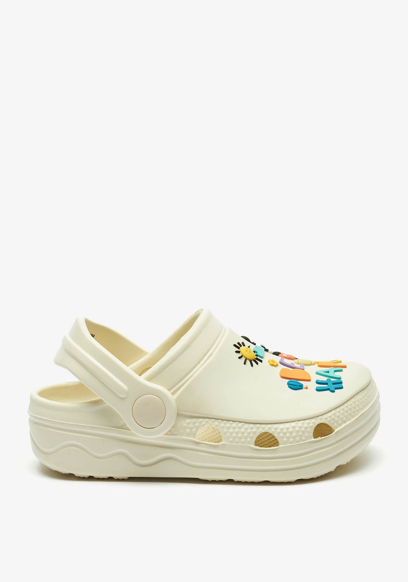 Disney Mickey Mouse Applique Clogs-Boy%27s Flip Flops & Beach Slippers-image-2