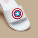 Captain America Embossed Slip-On Slide Slippers-Boy%27s Flip Flops & Beach Slippers-thumbnail-3