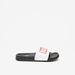 Marvel Logo Print Slip-On Slide Slippers-Boy%27s Flip Flops & Beach Slippers-thumbnailMobile-2