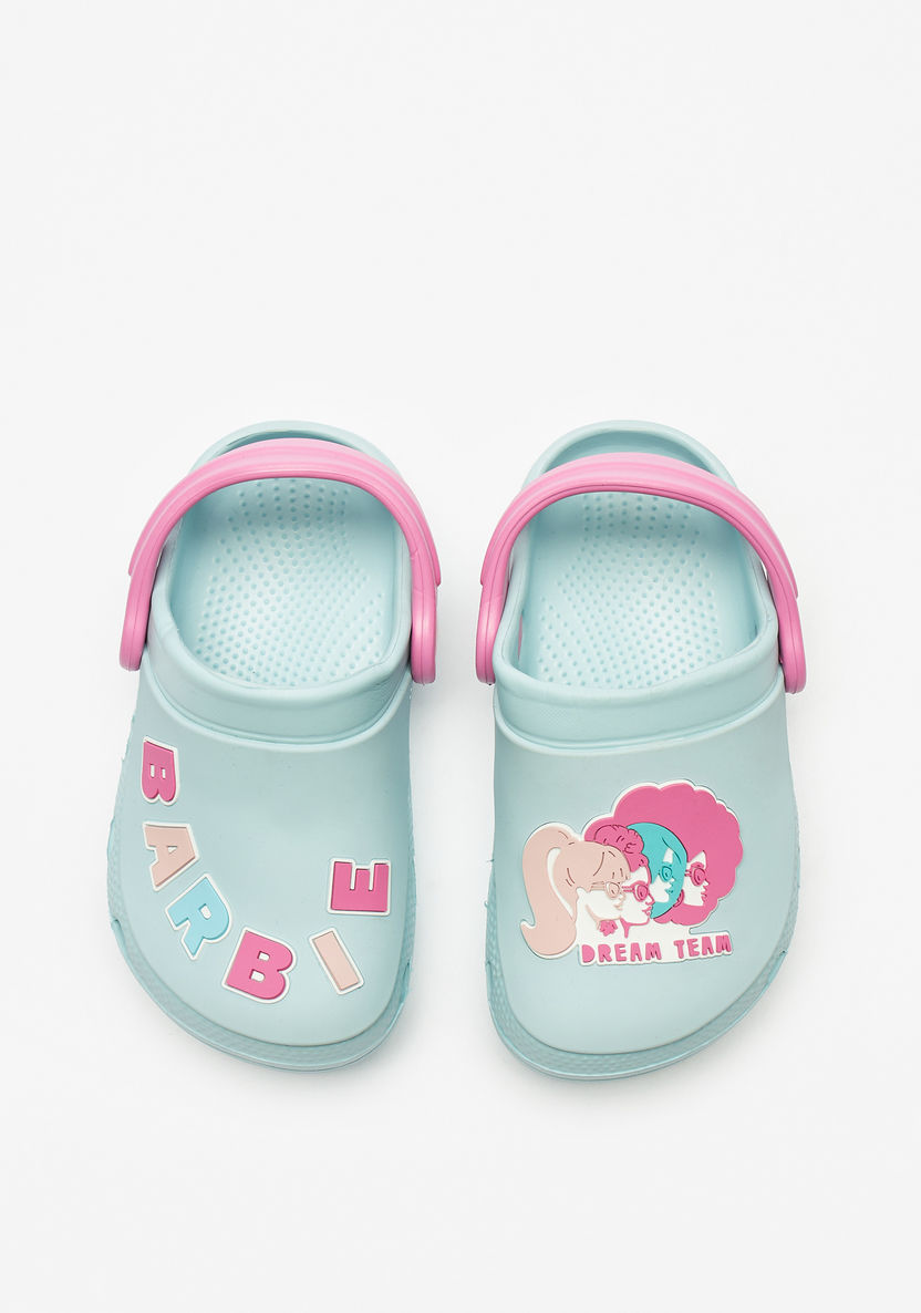 Barbie Logo Detail Clogs-Girl%27s Flip Flops & Beach Slippers-image-0