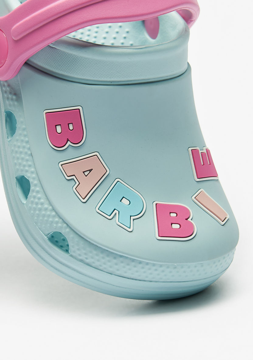 Barbie Logo Detail Clogs-Girl%27s Flip Flops & Beach Slippers-image-3