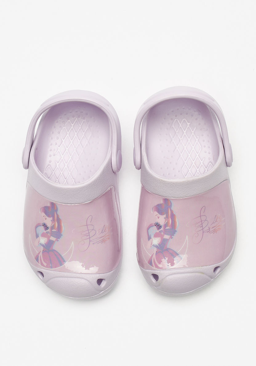 Disney Princess Belle Print Clogs-Girl%27s Flip Flops & Beach Slippers-image-0