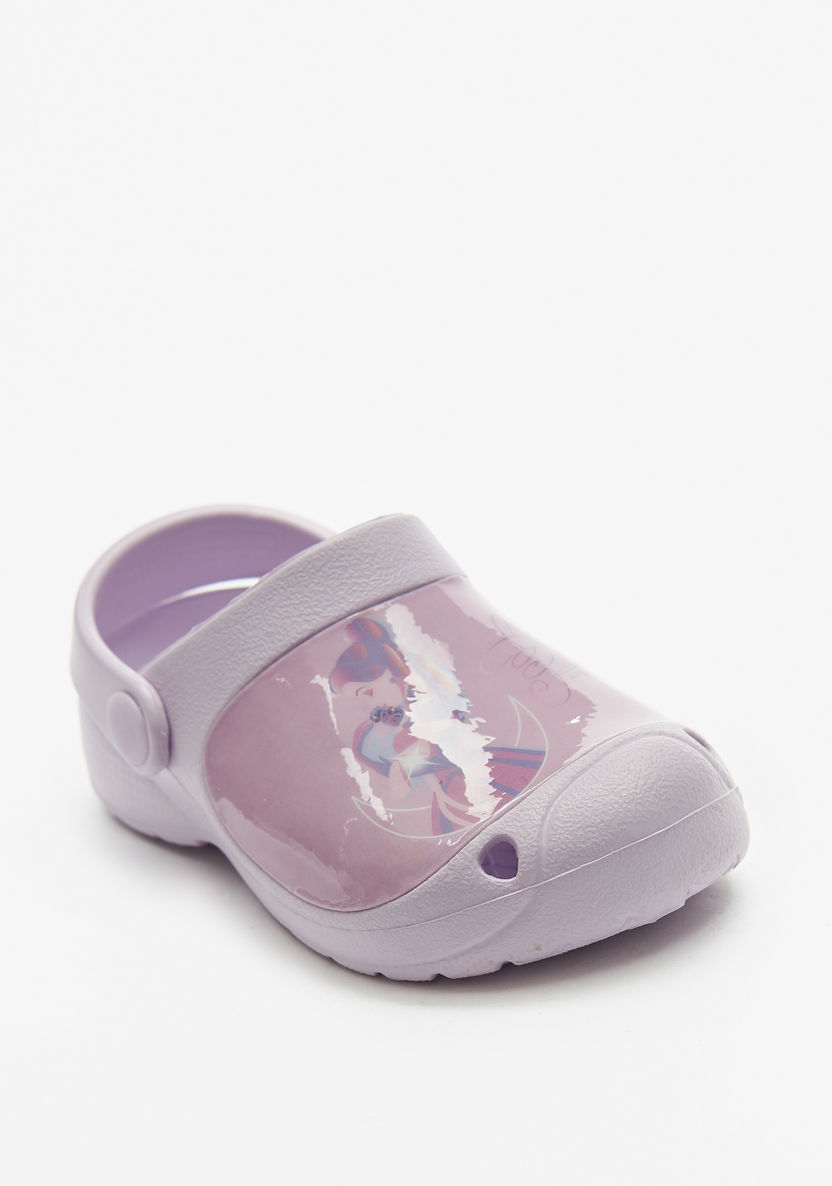 Disney Princess Belle Print Clogs-Girl%27s Flip Flops & Beach Slippers-image-1