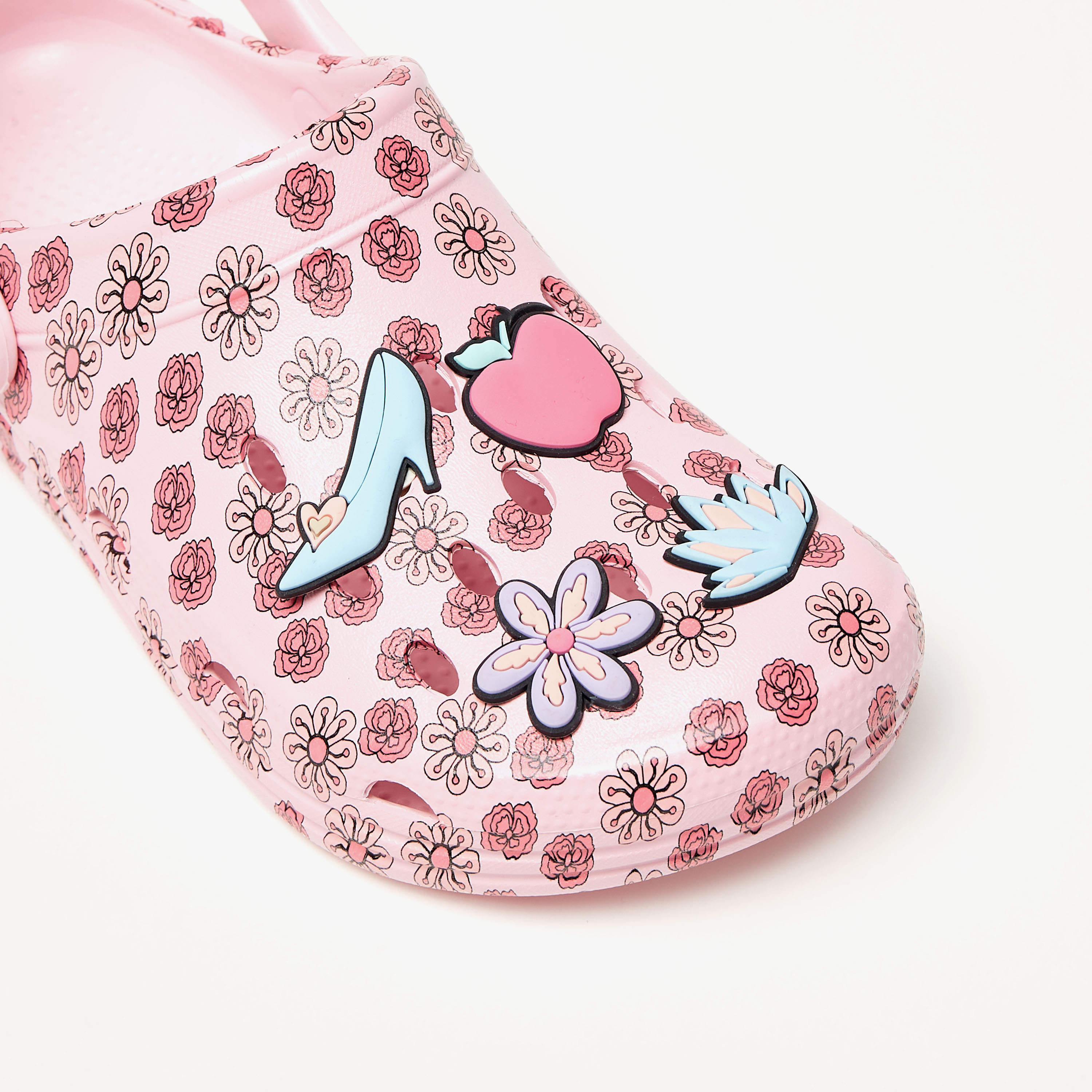 Disney Princess Applique Detail Clogs-girls-shoes-flipflopsandslides-image-5