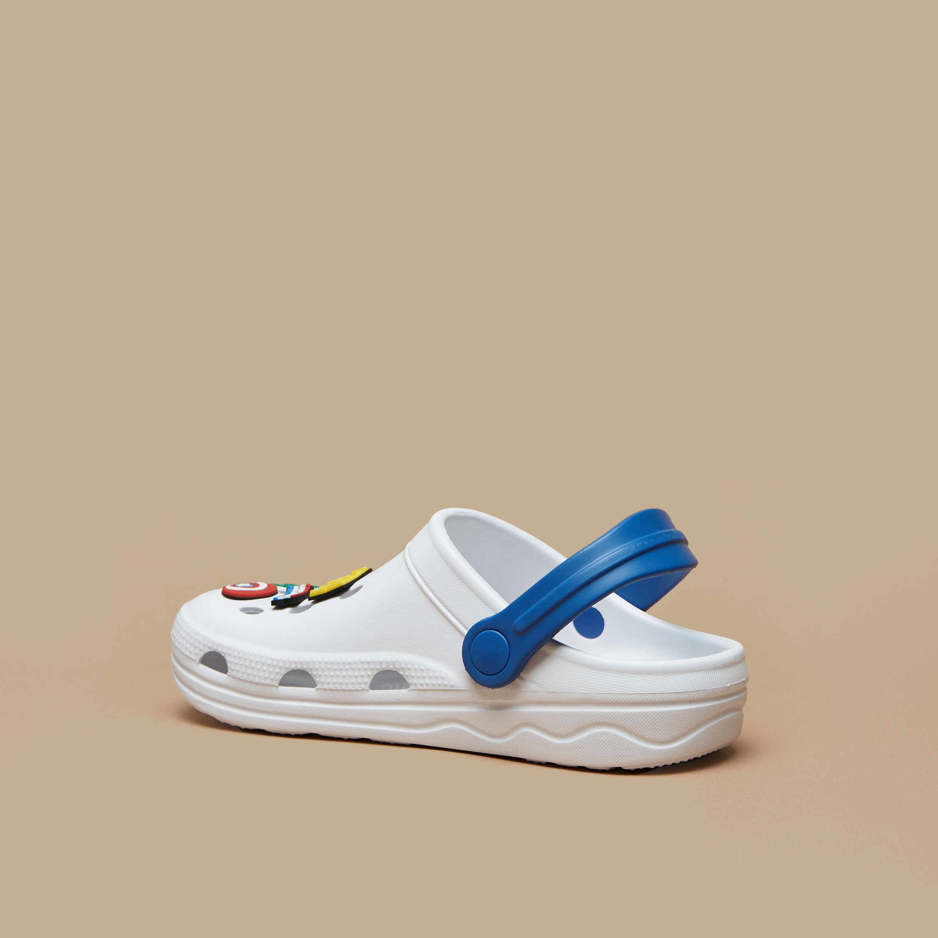 Marvel Boys' Applique Detail Clogs-boys-shoes-sandals-image-2