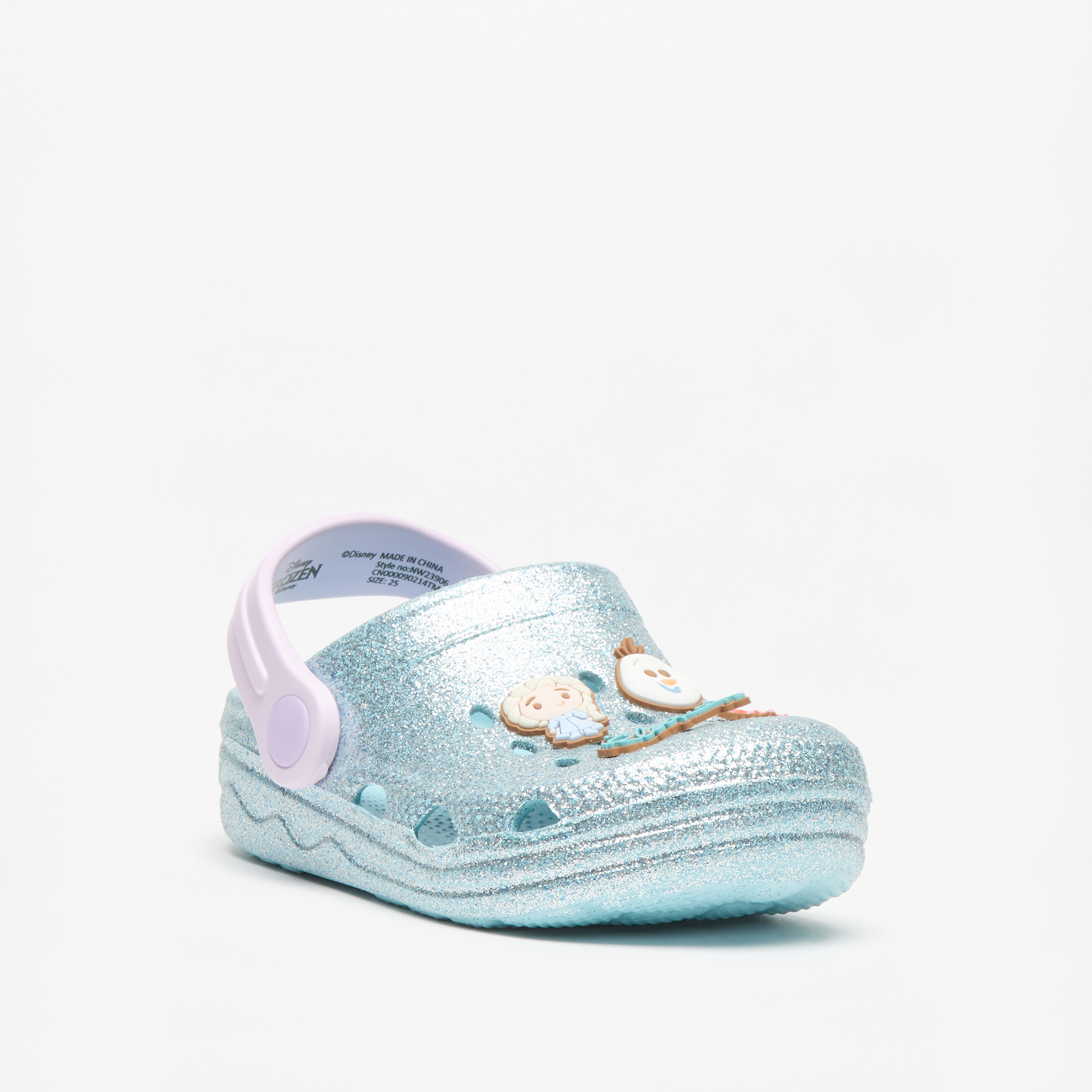 صندل بحزام خلفي وتزيينات فروزن من ديزني-girls-shoes-flipflopsandslides-image-1