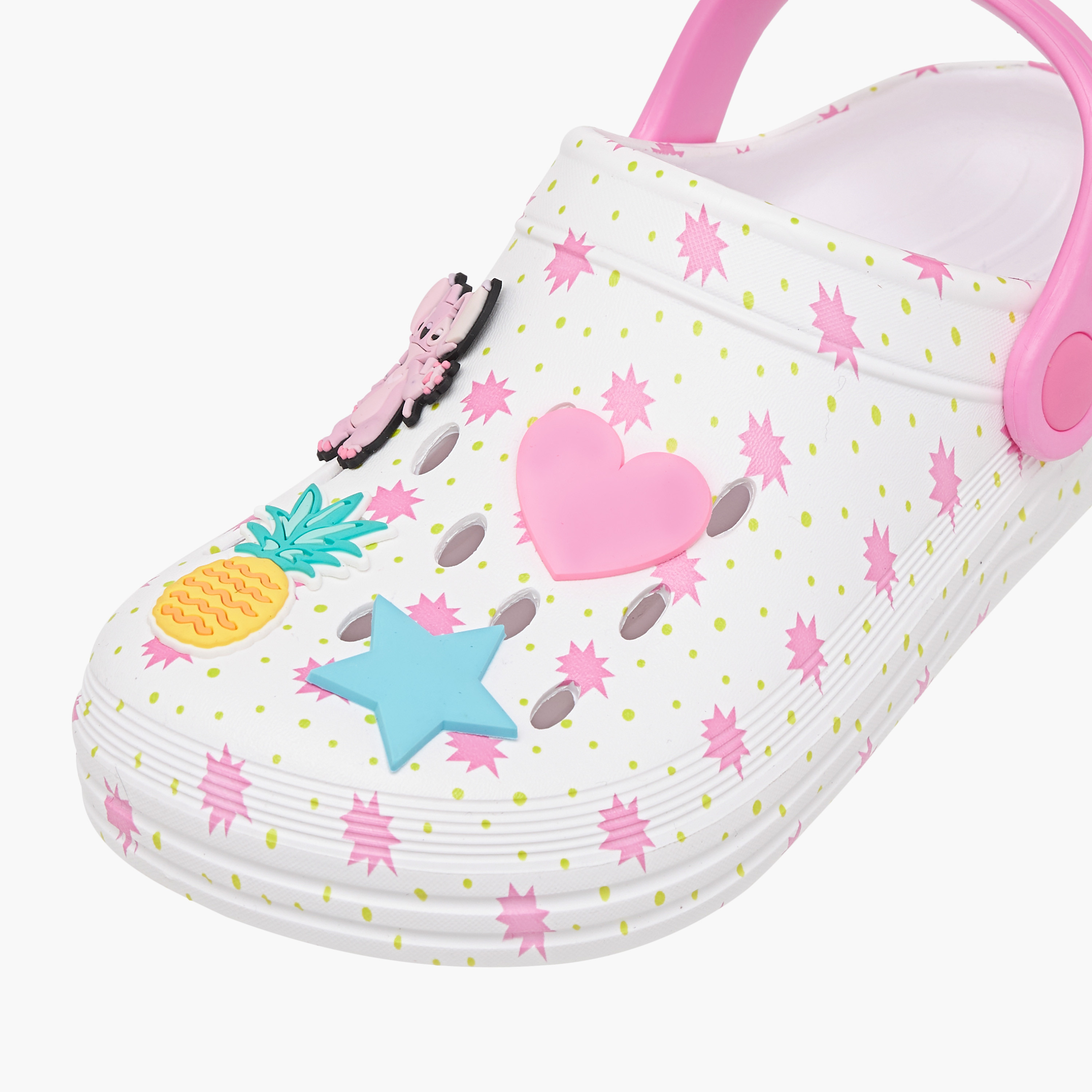 صندل كلوج بحزام خلفي وزينة إنجل من ديزني-girls-shoes-flipflopsandslides-image-4