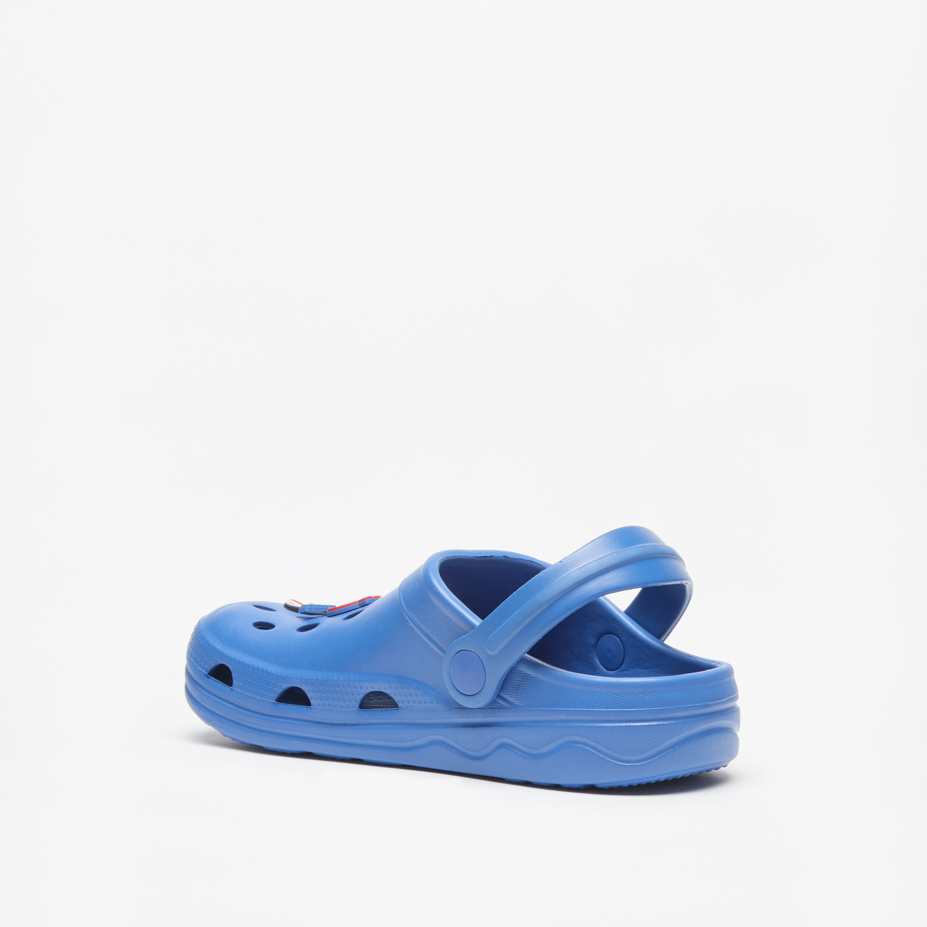 Marvel Captain America Applique Clogs with Backstrap-boys-shoes-flipflopsandslides-image-2
