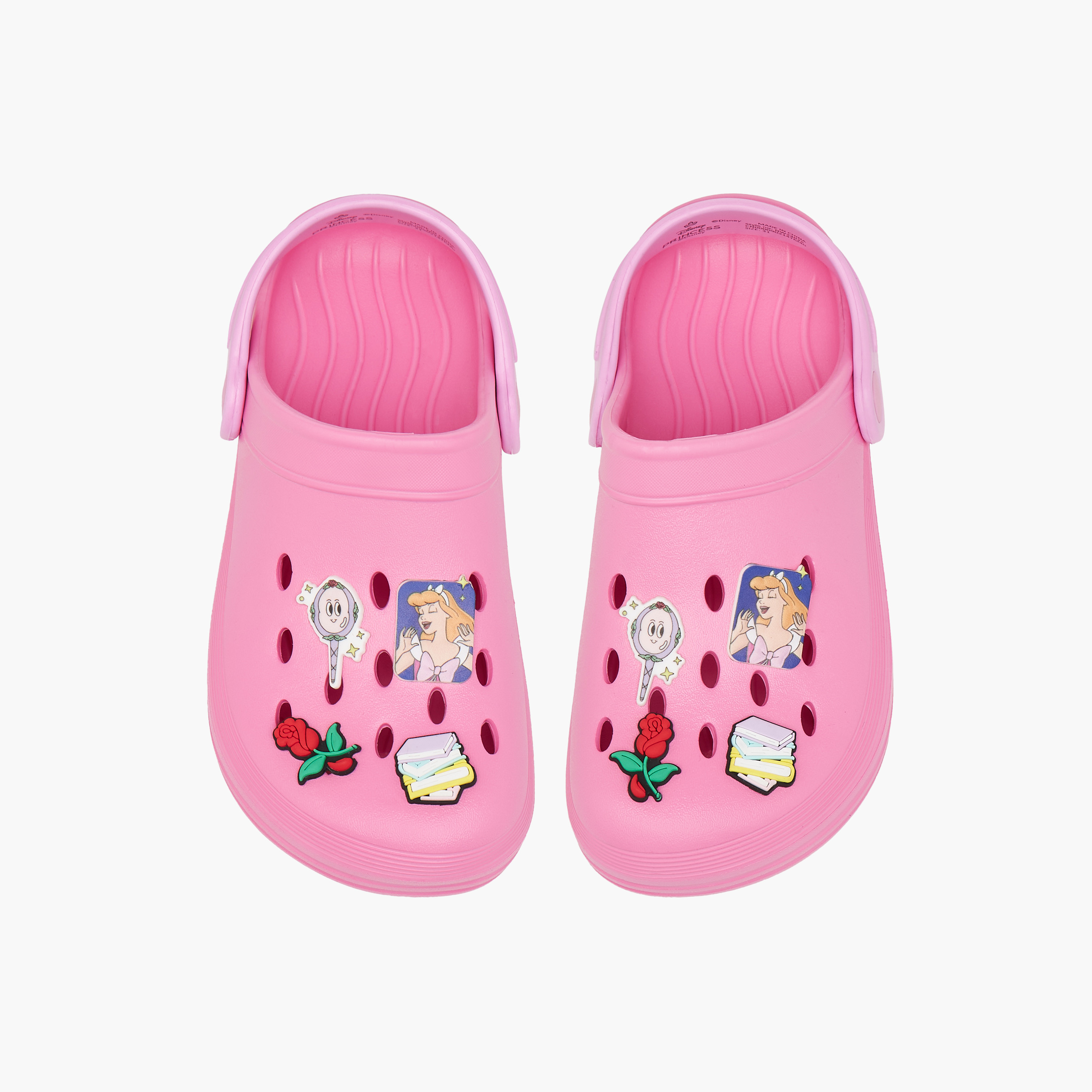 صندل كلوج سهل الارتداء بزينة برنسيس من ديزني-girls-shoes-flipflopsandslides-image-1