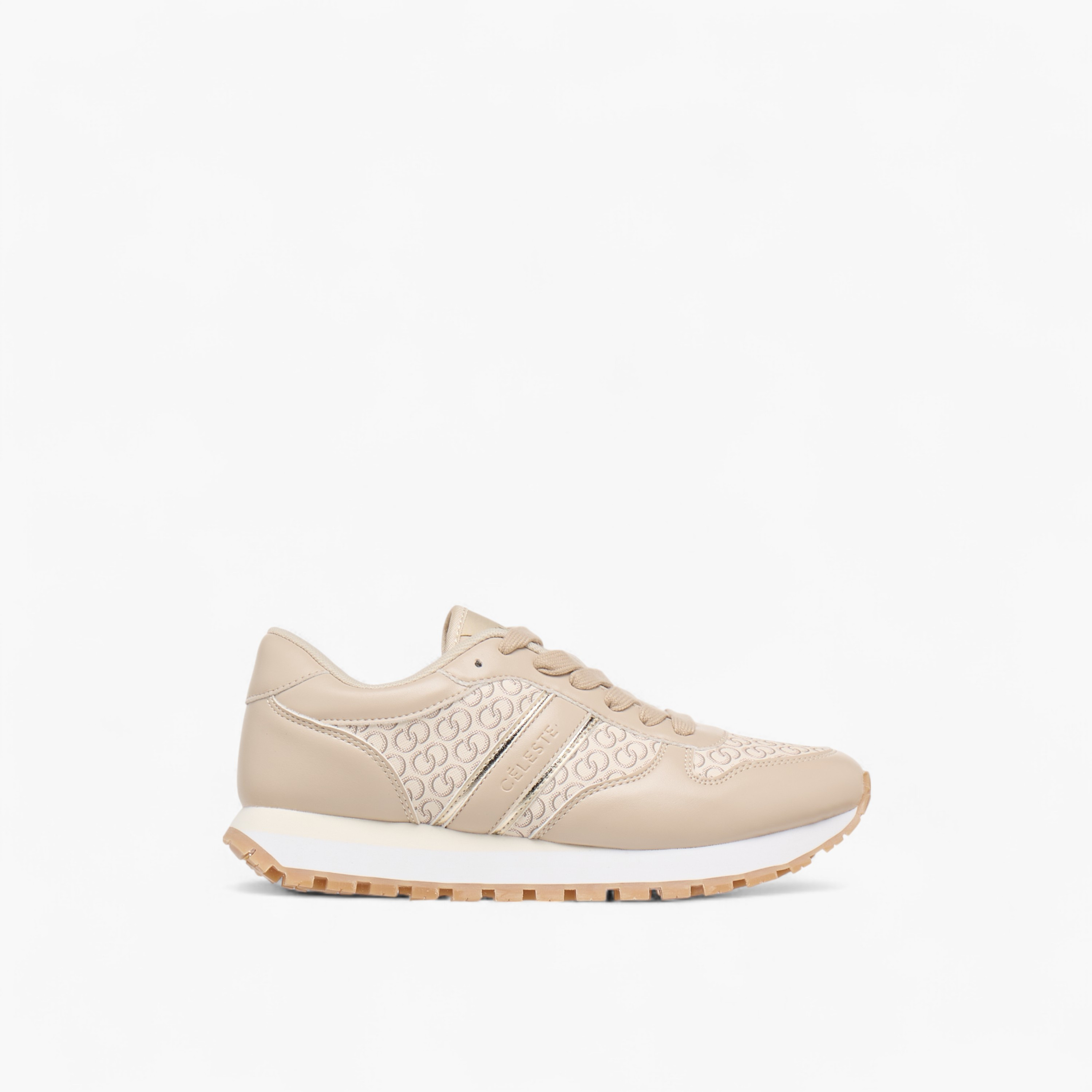 حذاء سنيكرز برباط إغلاق وطبعات مونوجرام للنساء من سيليست-women-shoes-sneakers-image-4