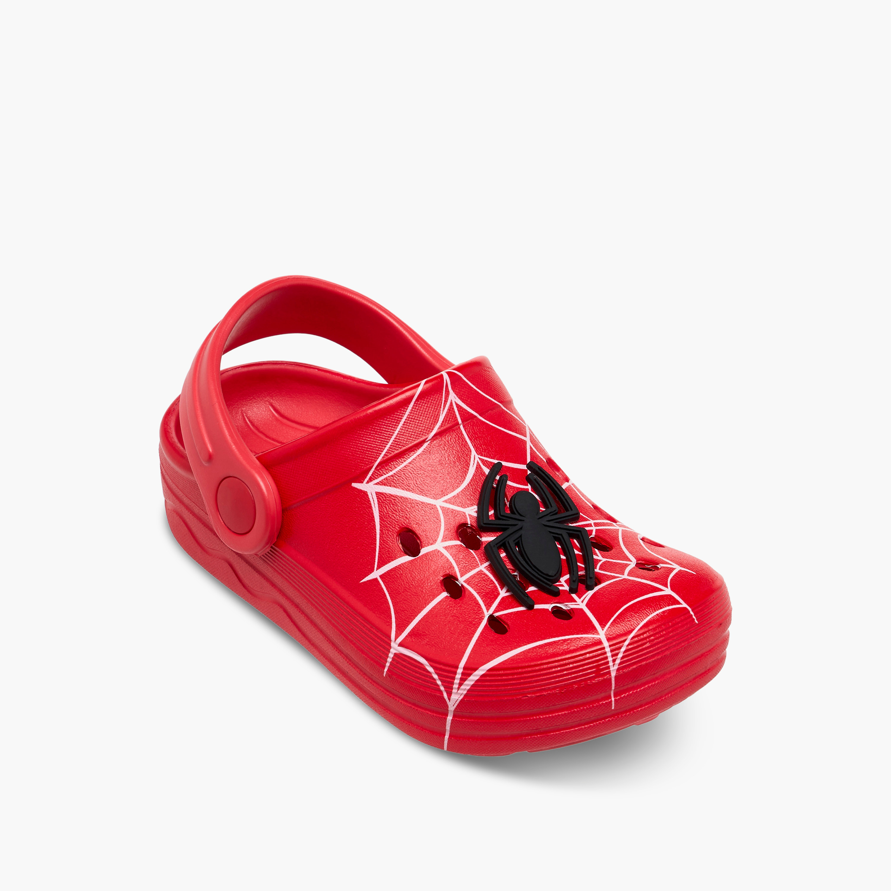 Marvel Boys Spider-Man Applique Clogs with Backstrap-boys-shoes-sandals-image-2