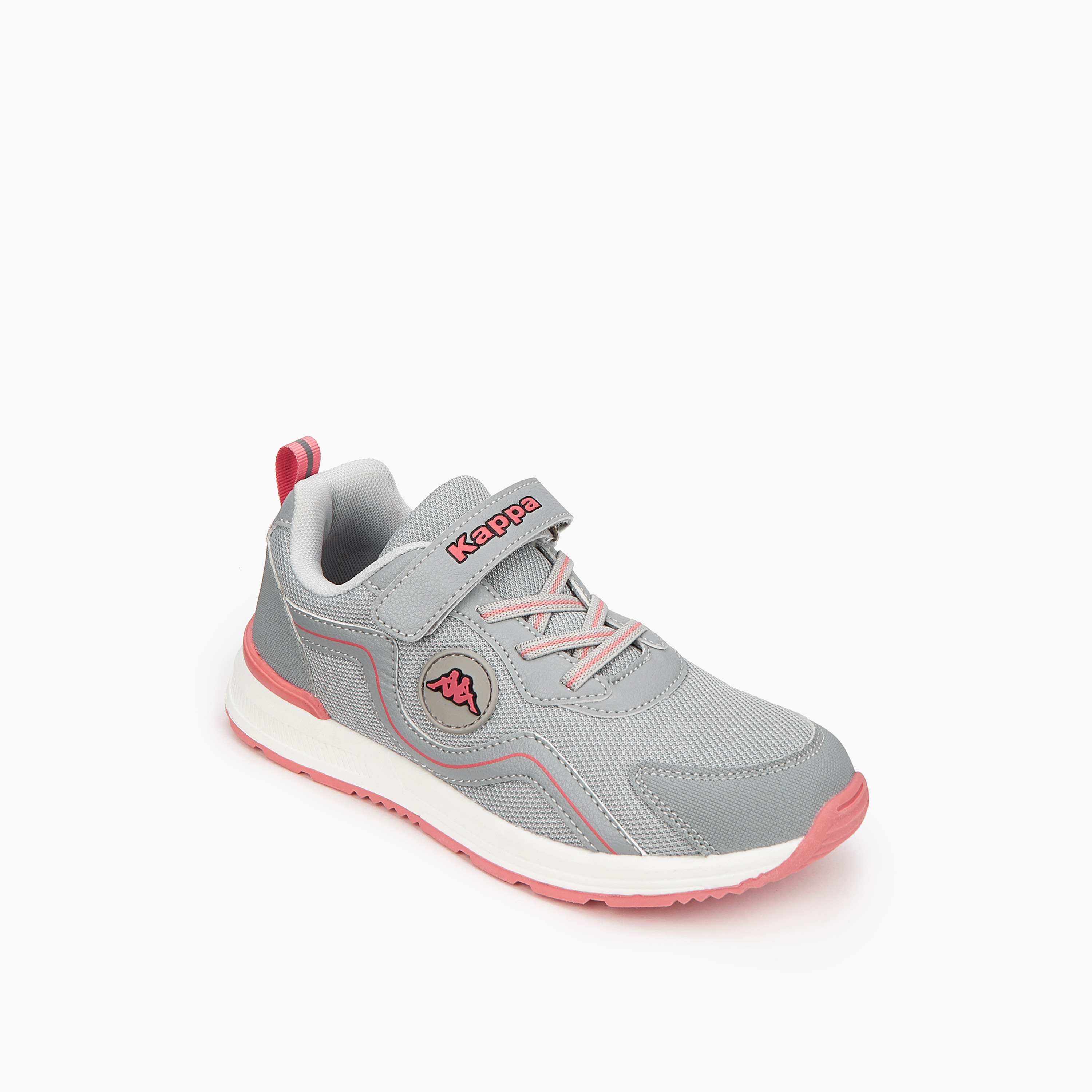 Kappa Girls Panelled Hook & Loop Walking Shoes-sports-girls-shoes-image-1