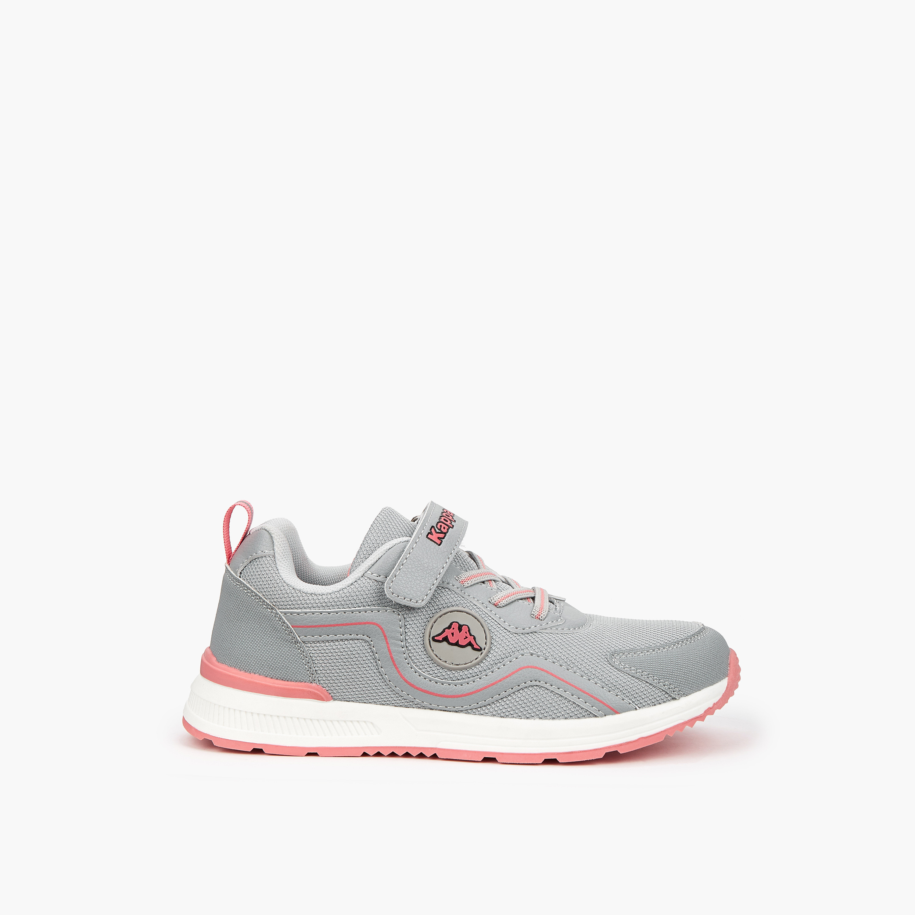 Kappa Girls Panelled Hook & Loop Walking Shoes-sports-girls-shoes-image-2