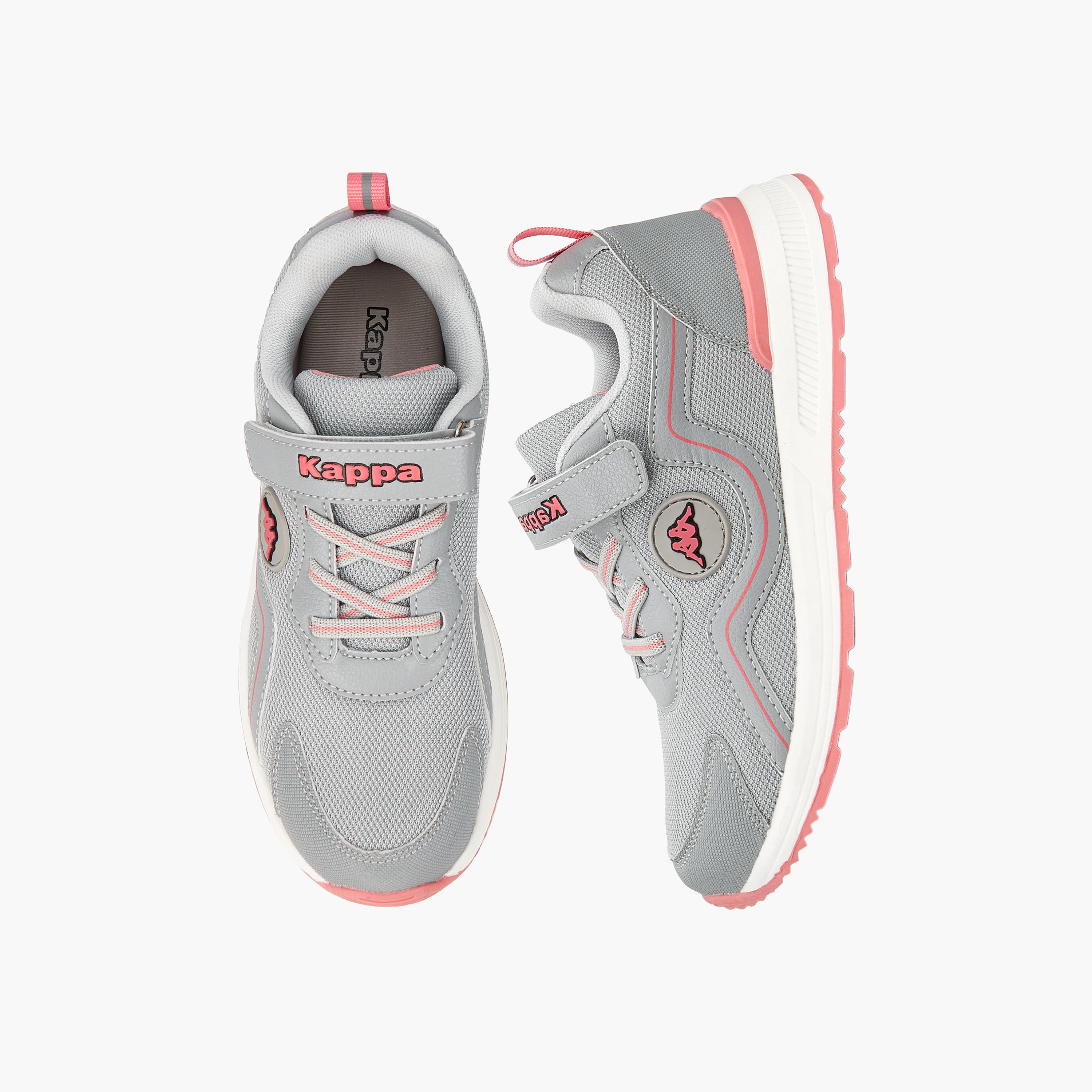 Kappa Girls Panelled Hook & Loop Walking Shoes-sports-girls-shoes-image-5