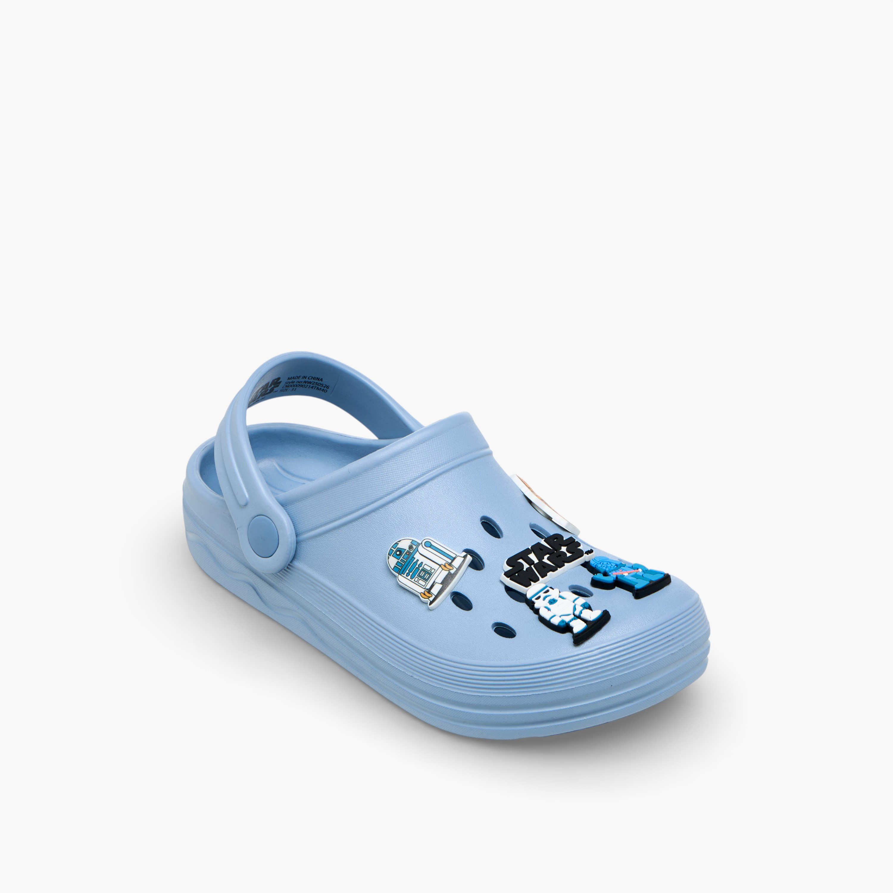 Lucasfilm Boys Star Wars Jibbitz Accent Backstrap Clogs-boys-shoes-flipflopsandslides-image-2