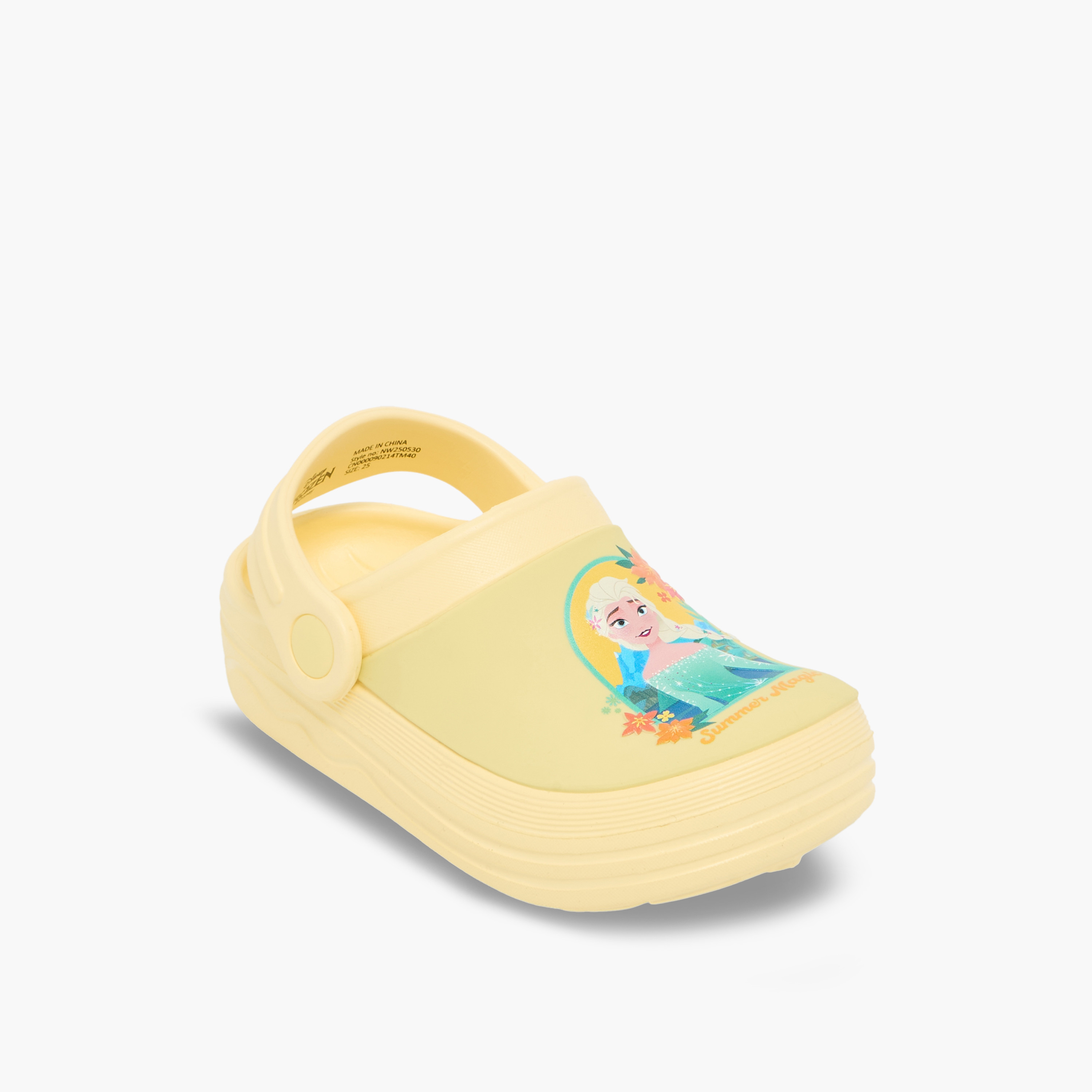Disney Girls Elsa Print Backstrap Clogs-girls-shoes-sandals-image-2