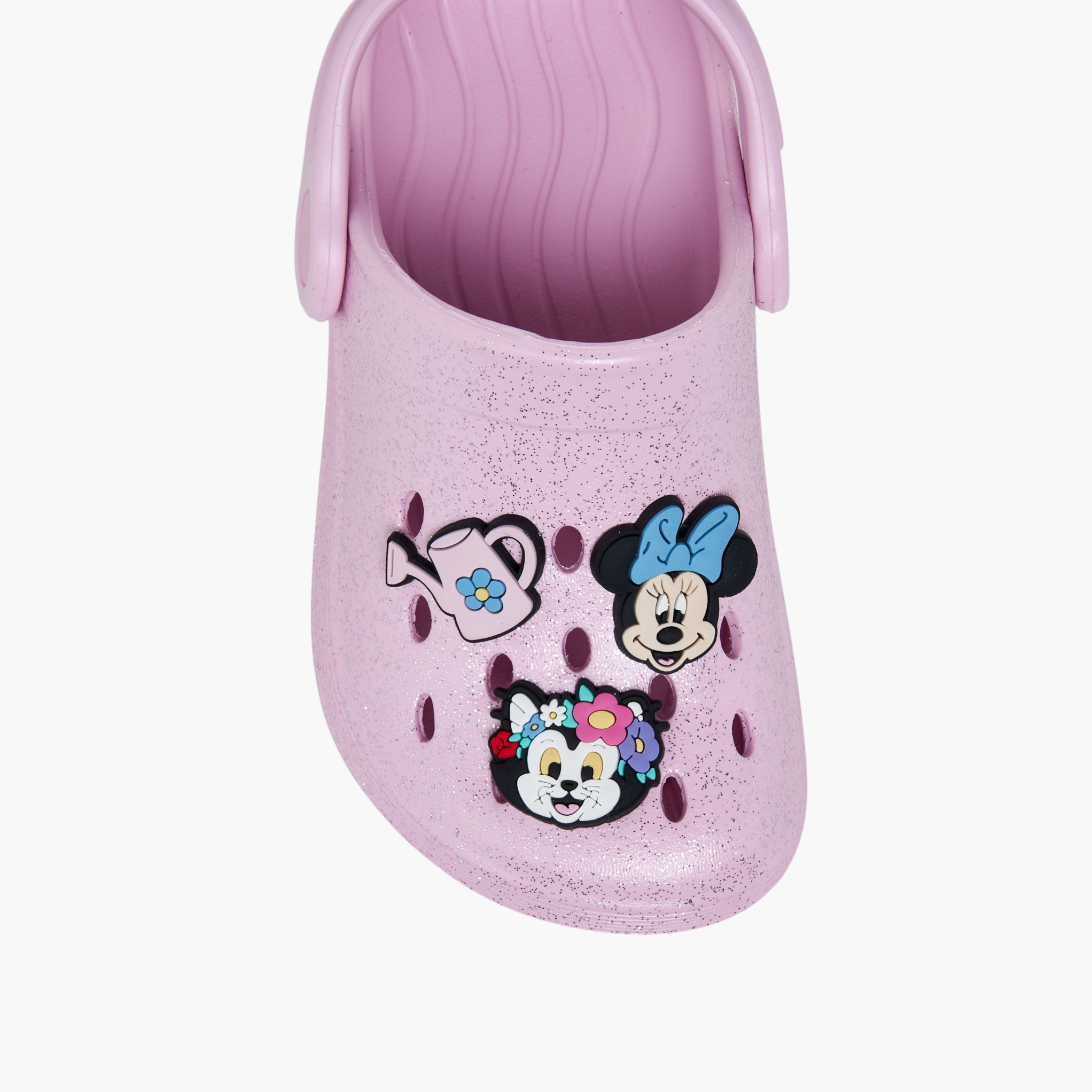 Disney Girls Minnie Mouse Accent Backstrap Clogs-girls-shoes-sandals-image-4
