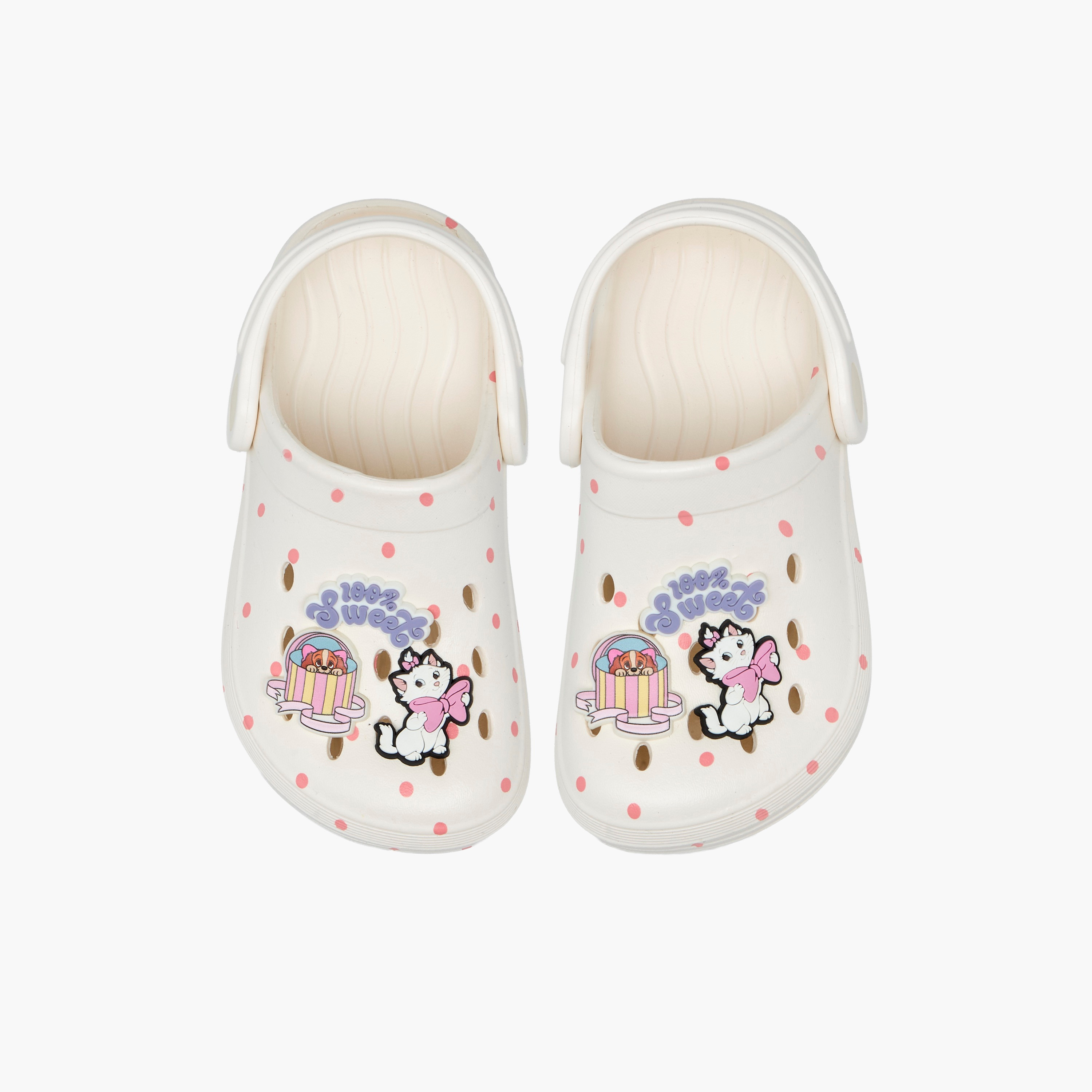 Disney Girls Marie Applique Clogs-girls-shoes-sandals-image-1