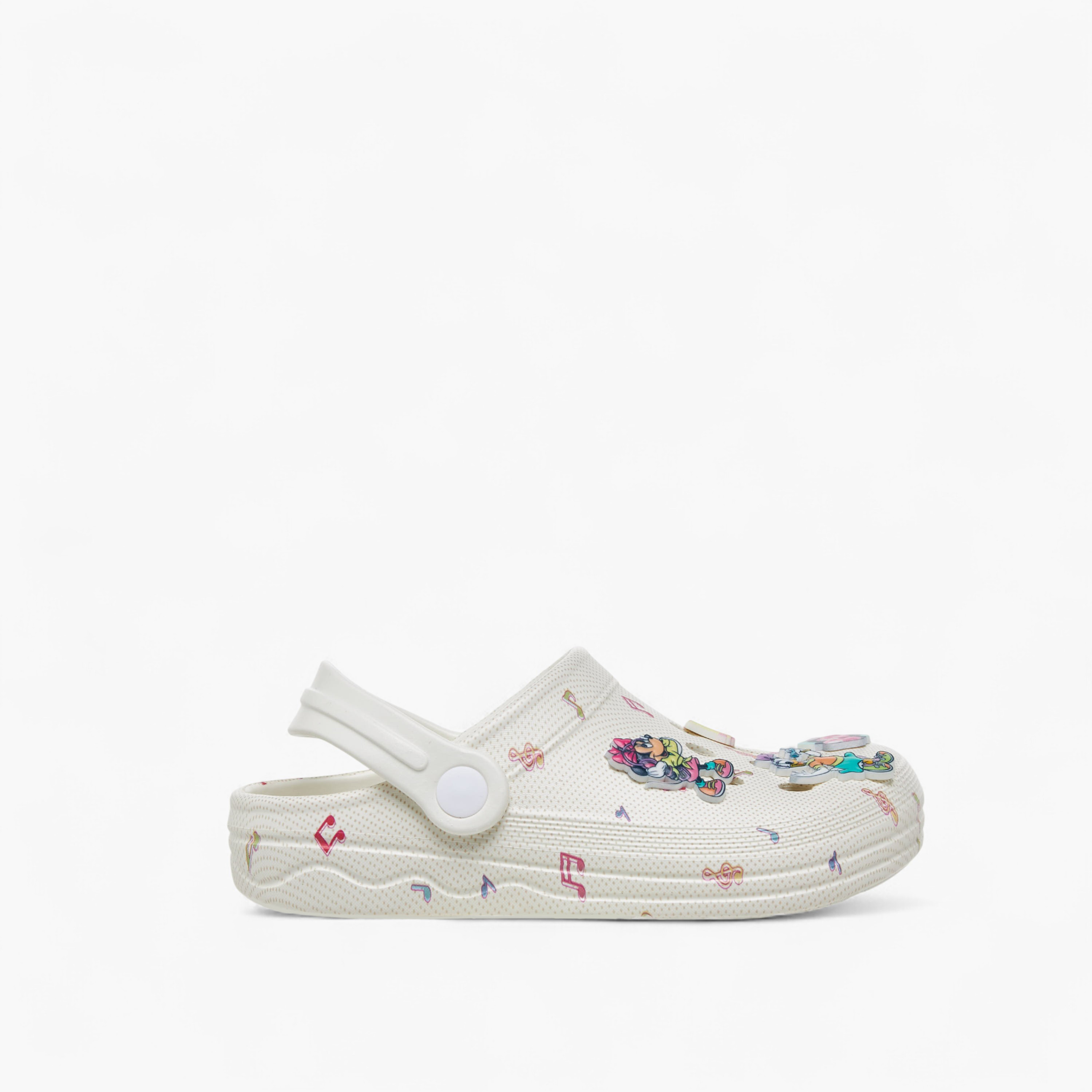 Disney Girls Minnie and Friends Print Backstrap Clogs-girls-shoes-sandals-image-3