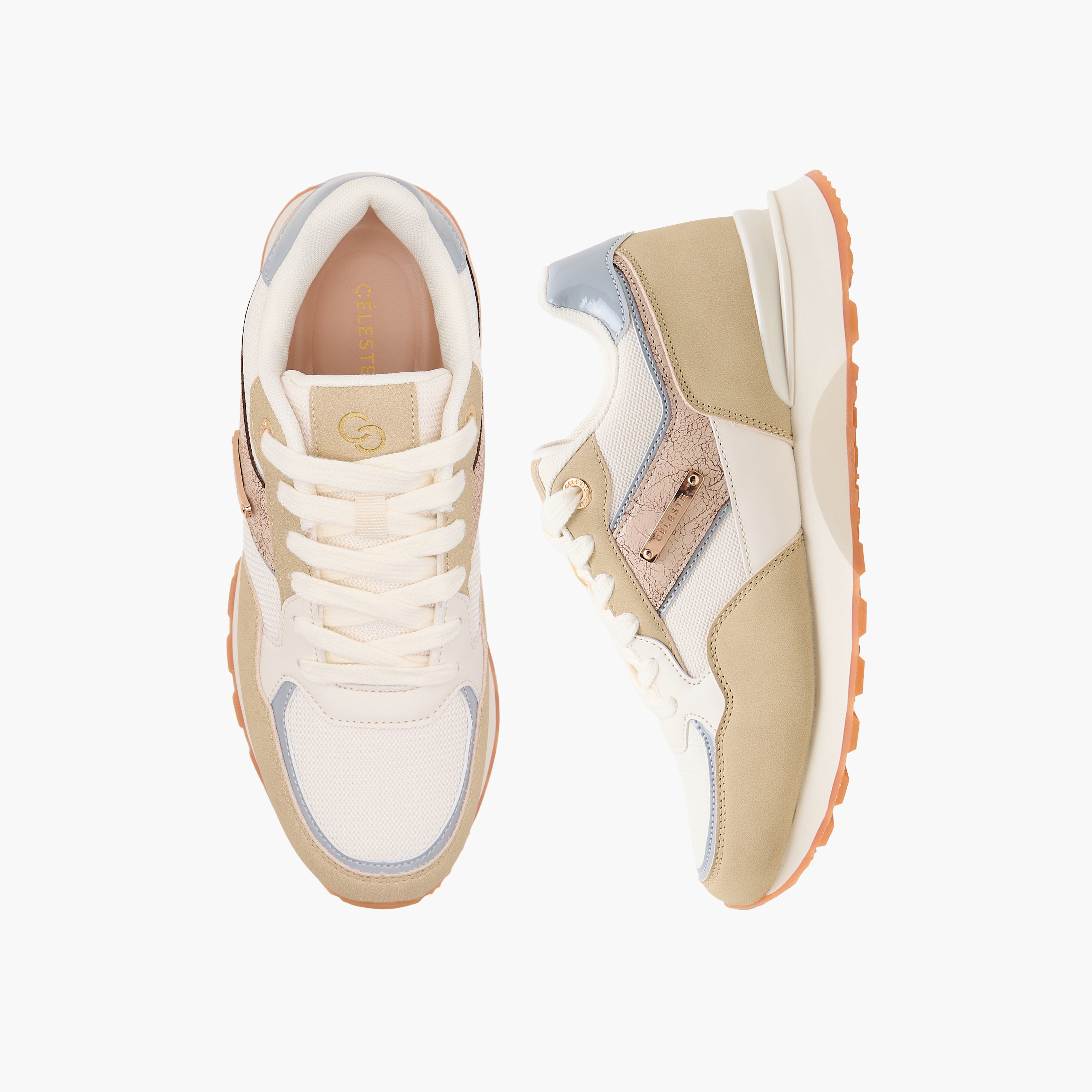 حذاء سنيكرز بألواح ورباط إغلاق للنساء من سيليست-women-shoes-sneakers-image-1