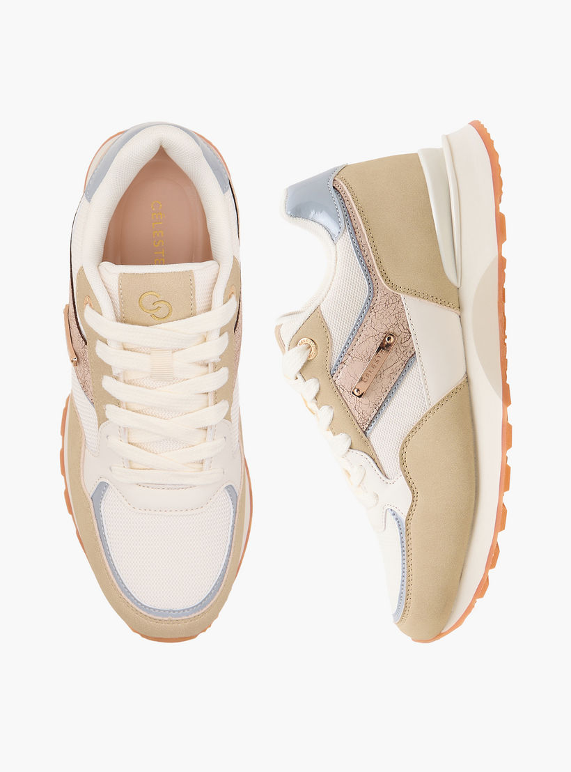 حذاء سنيكرز بألواح ورباط إغلاق للنساء من سيليست-women-shoes-sneakers-image-1