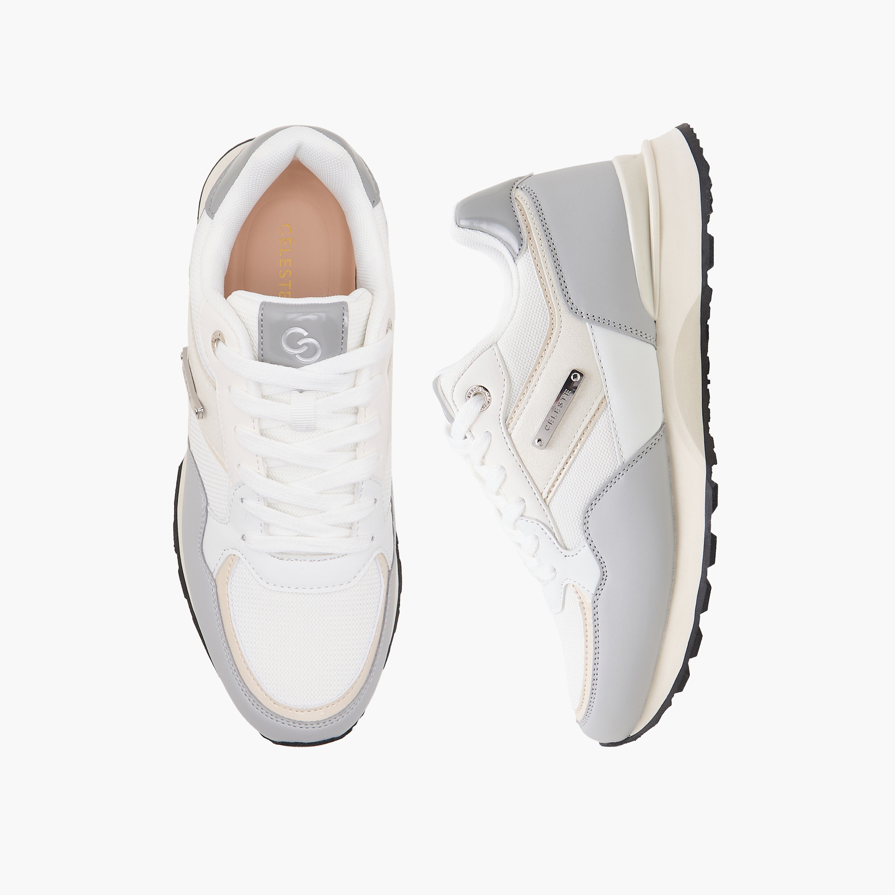 حذاء سنيكرز بألواح ورباط إغلاق للنساء من سيليست-women-shoes-sneakers-image-1