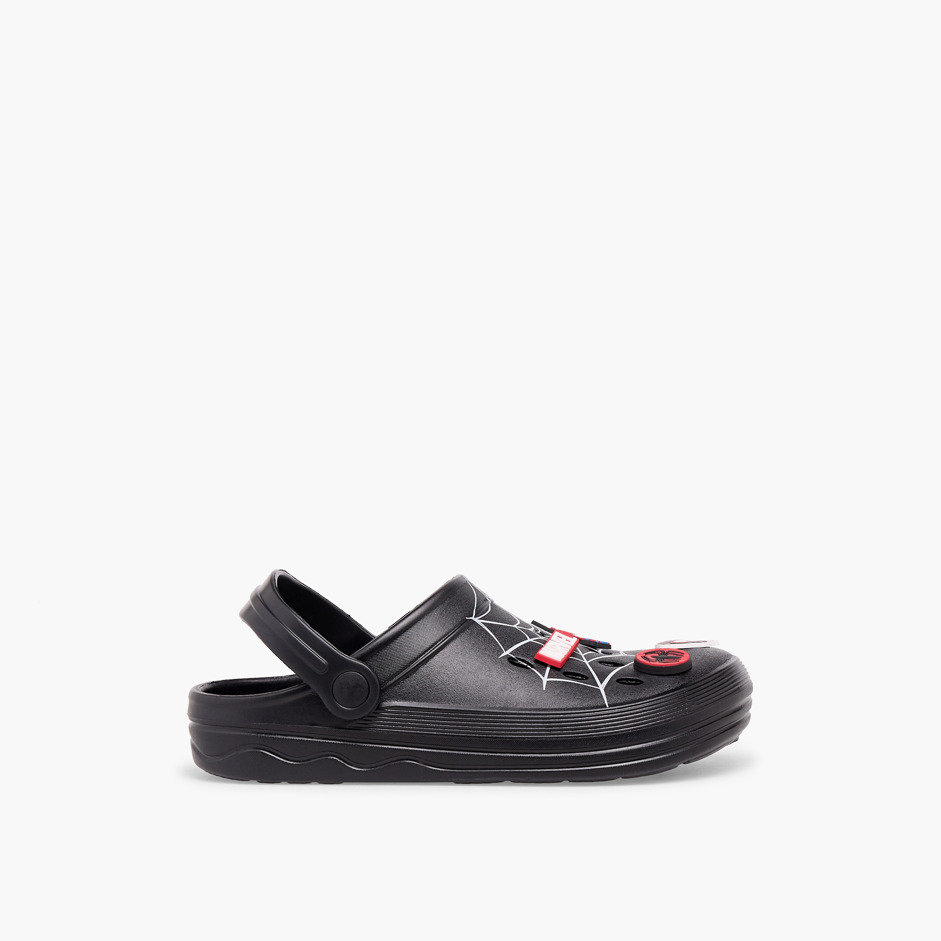 حذاء كلوج بتزيينات سبايدر مان من مارفل-boys-shoes-flipflopsandslides-image-3