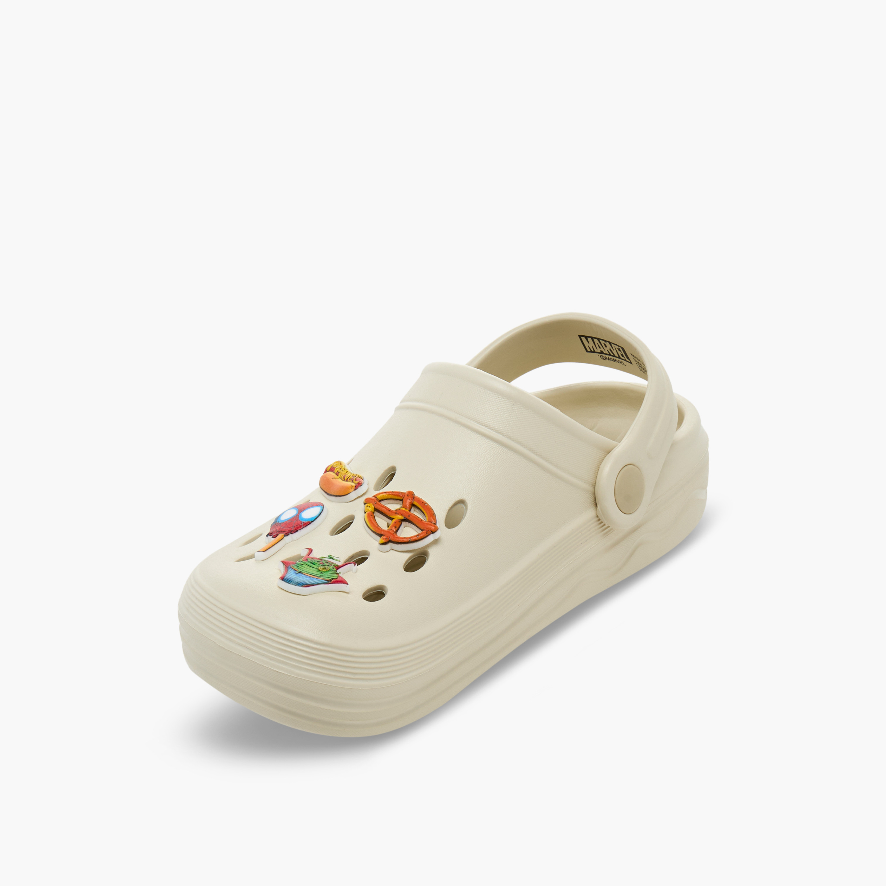 Boys Avengers Detail Clogs with Backstrap-boys-shoes-sandals-image-4