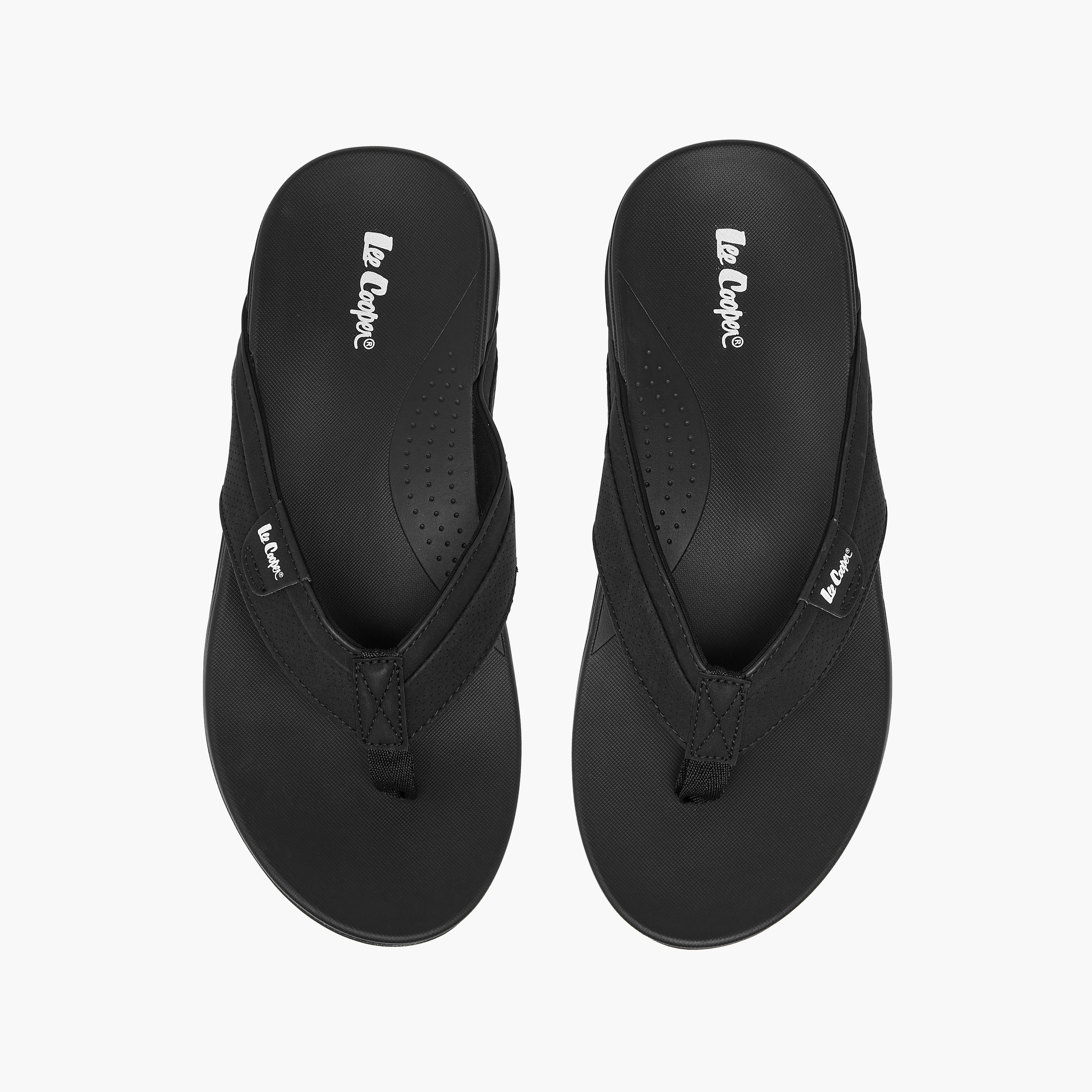 Lee Cooper Men's Logo Detail Thong Slippers-men-shoes-flipflopsandslides-image-1