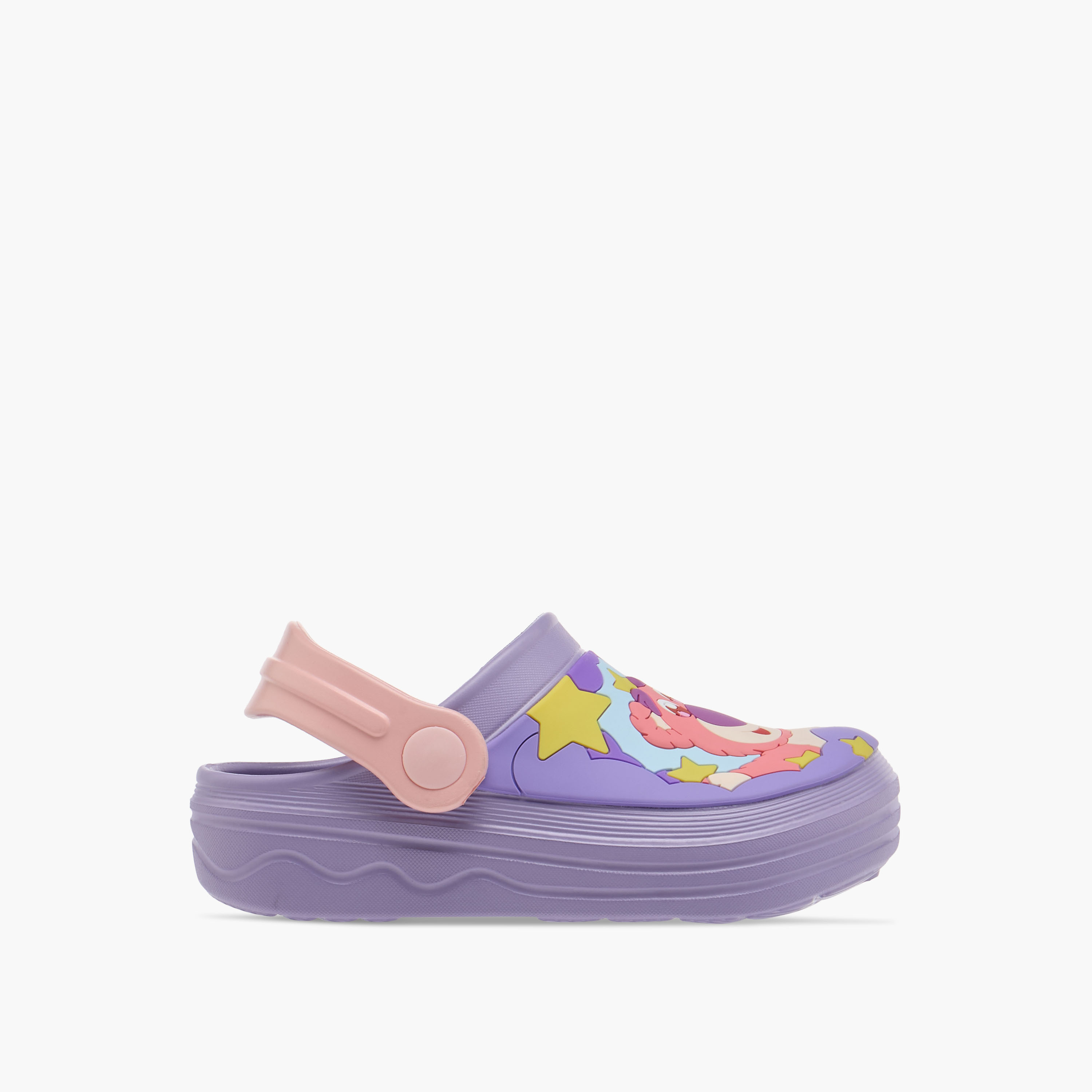 صندل بكعب سميك وزينة دب مع حزام خلفي لوتسو هاجن من ديزني-girls-shoes-flipflopsandslides-image-3