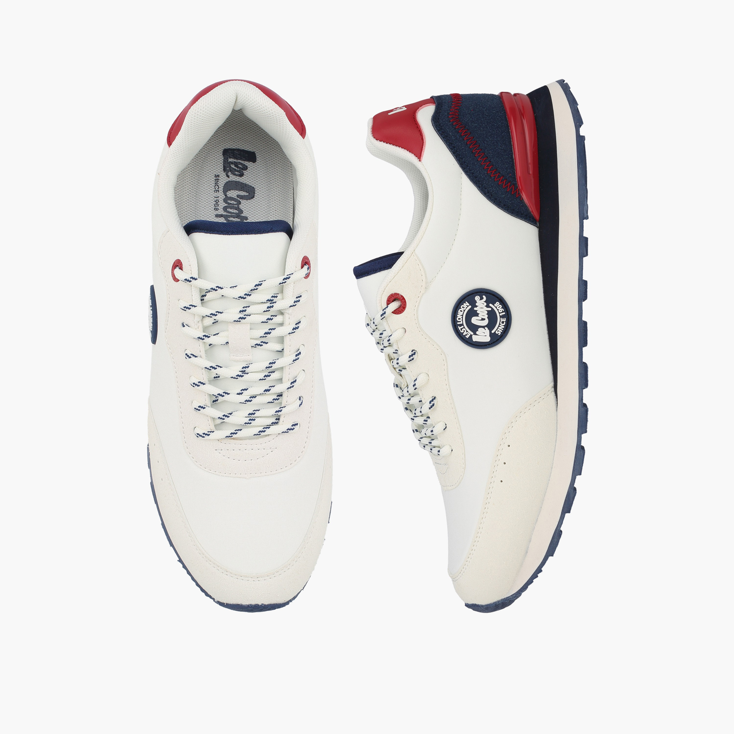 حذاء سنيكرز برباط وشعار للنساء من لي كوبر-women-shoes-sneakers-image-1