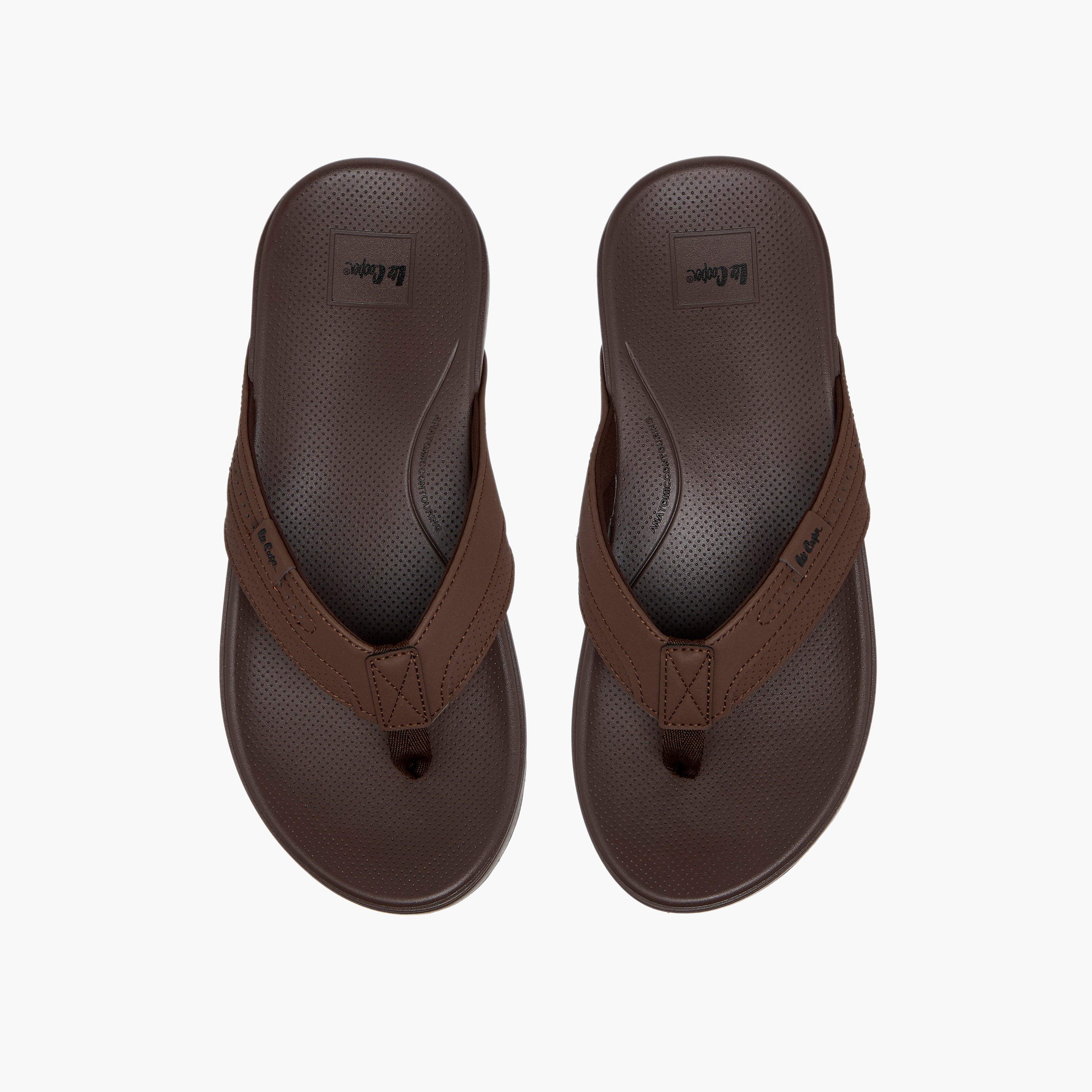 Lee Cooper Men Textured Thong Slippers-men-shoes-sandals-image-1