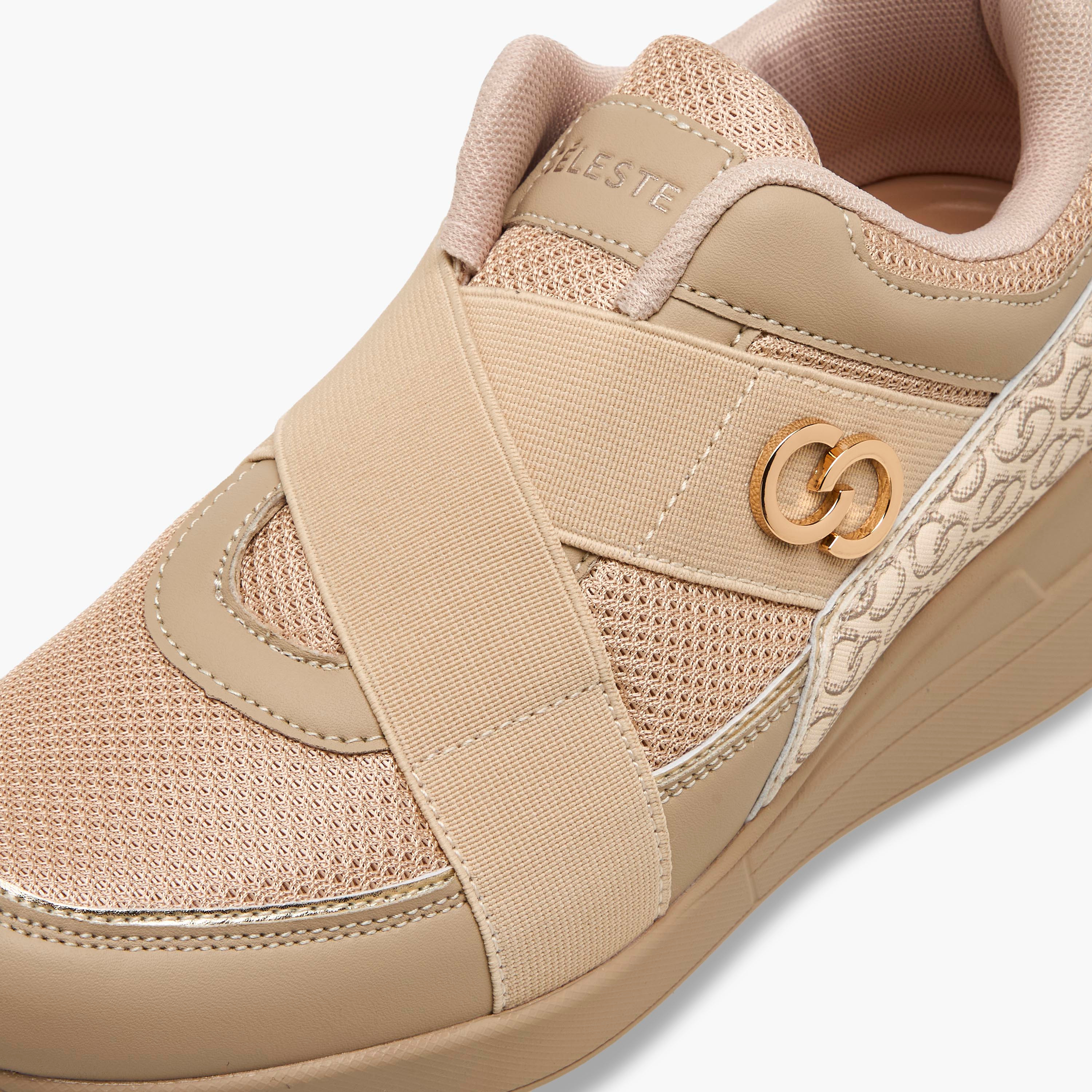 Celeste Women Monogram Print Ankle Sneakers-women-shoes-sneakers-image-4